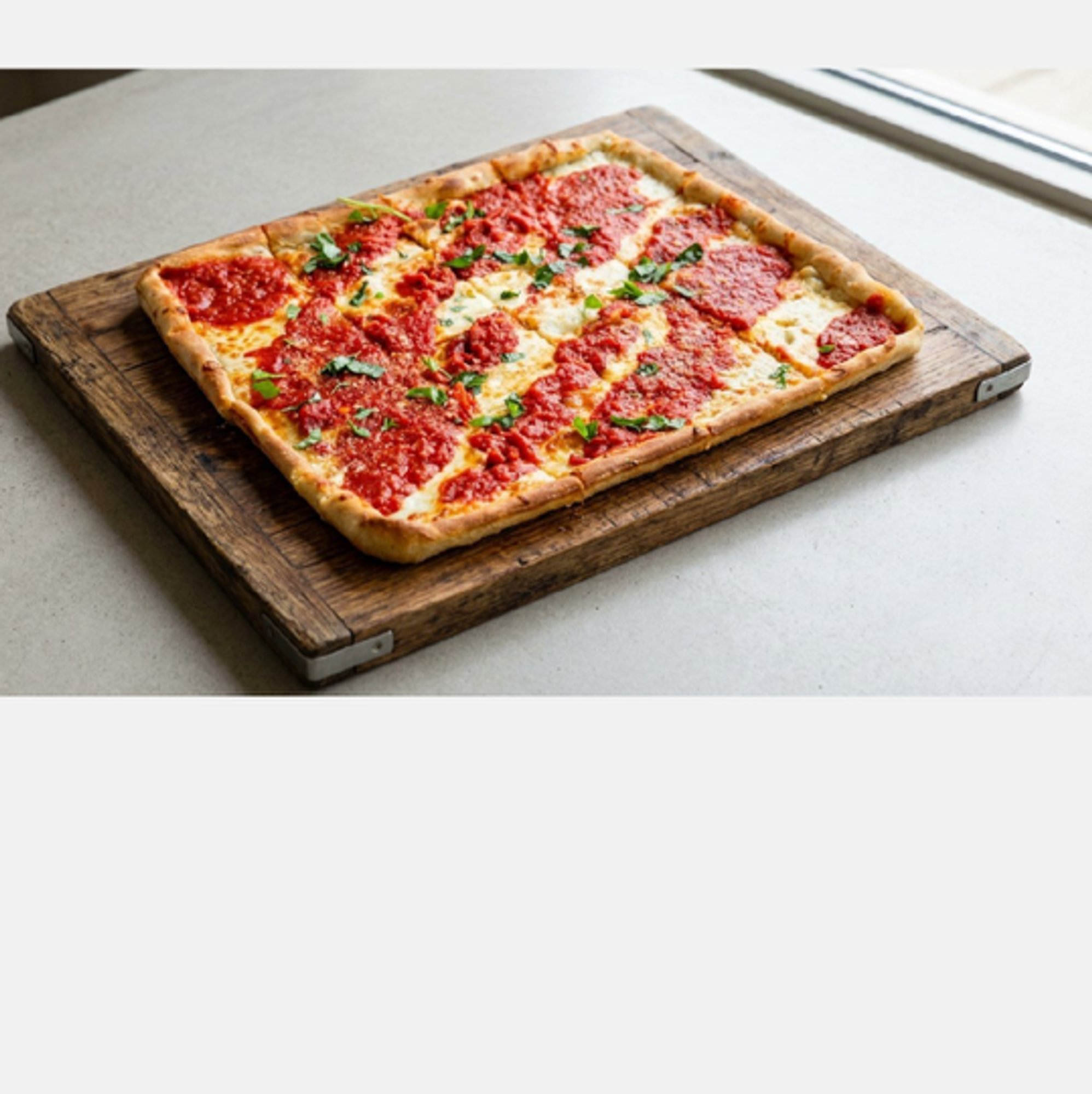 Grandma Pizza Upside Down