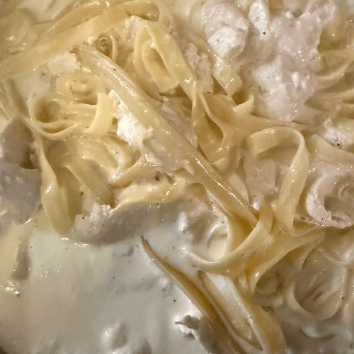 Fettuccine Alfredo with Chicken