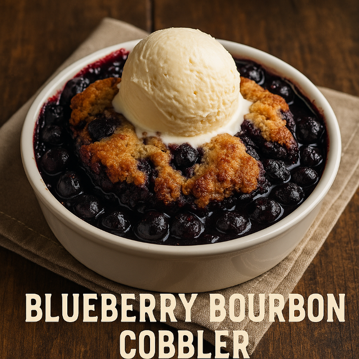 Blueberry Bourbon Cobbler