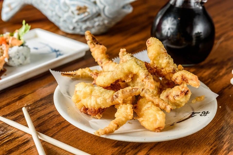 Soft Shell Crab Tempura •