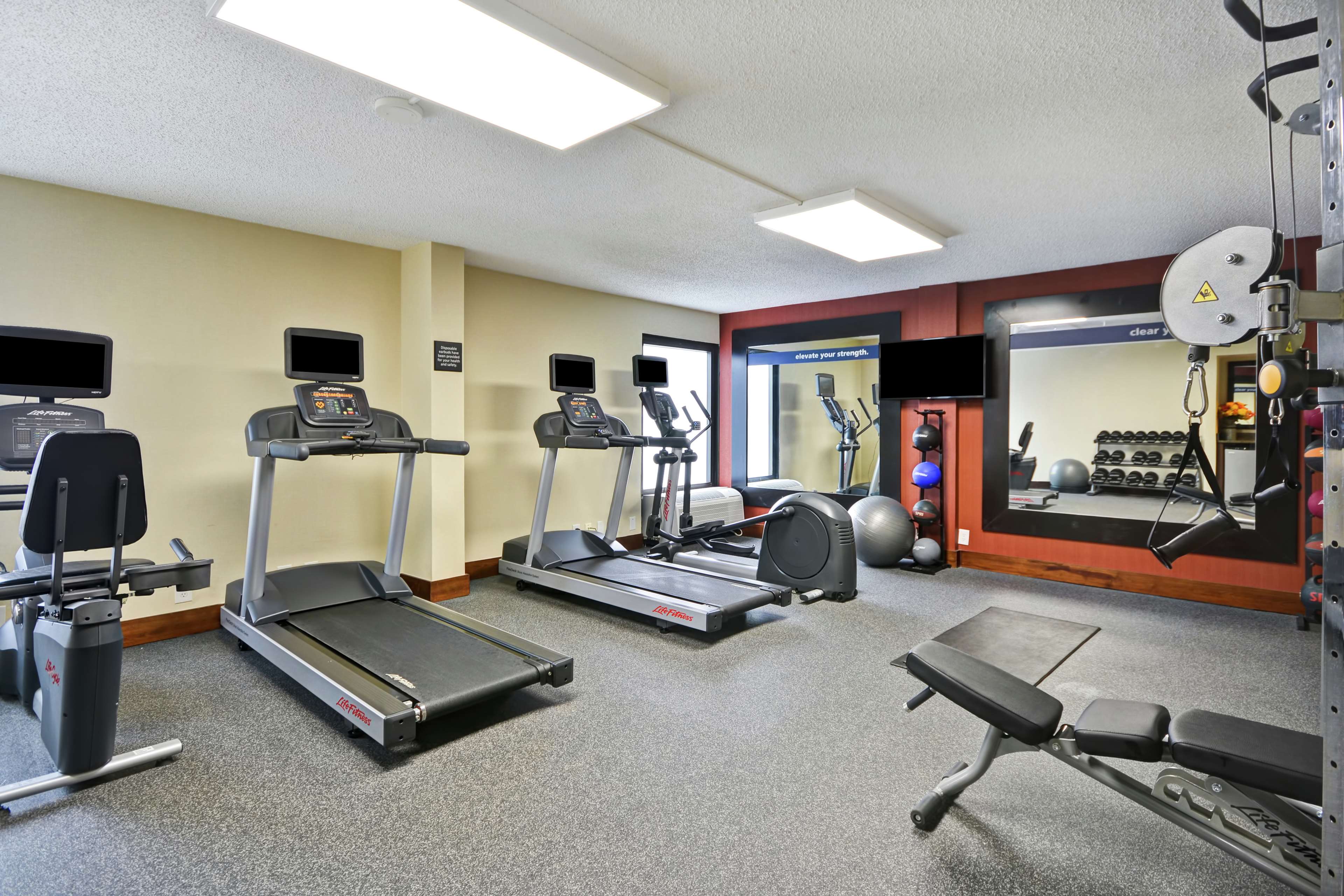 Health club  fitness center  gym