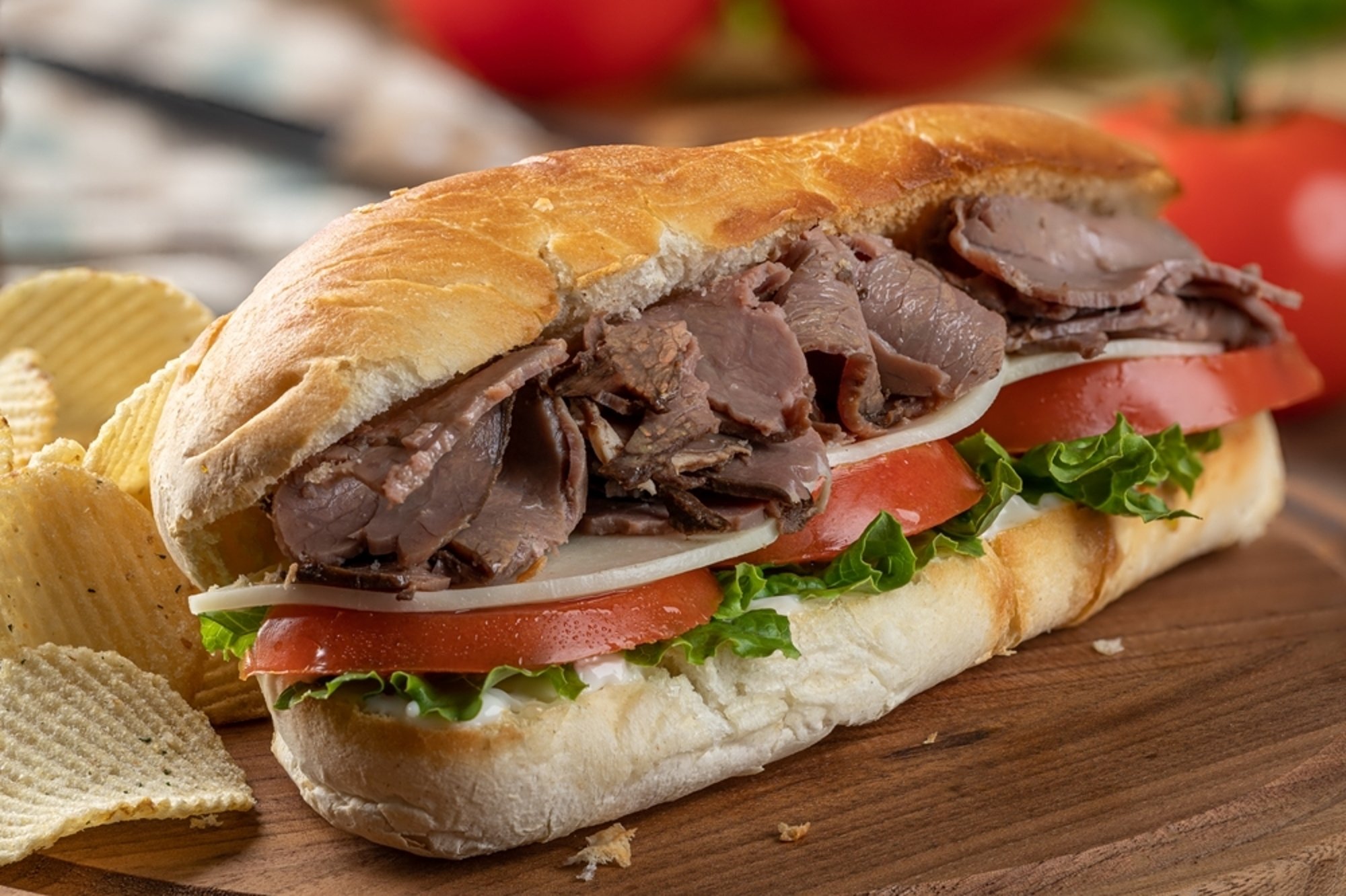 ROAST BEEF AND CHEESE SUB