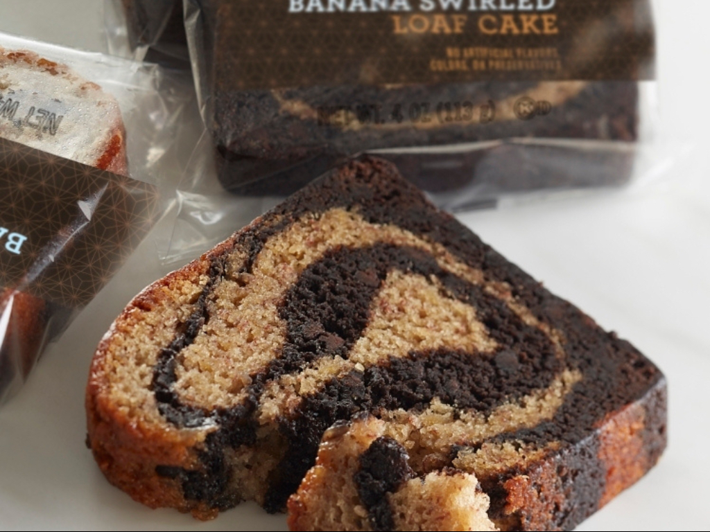 BANANA CHOCOLATE SWIRL LOAF