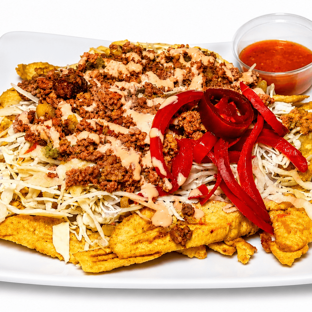 Carne Molida Con Tajadas