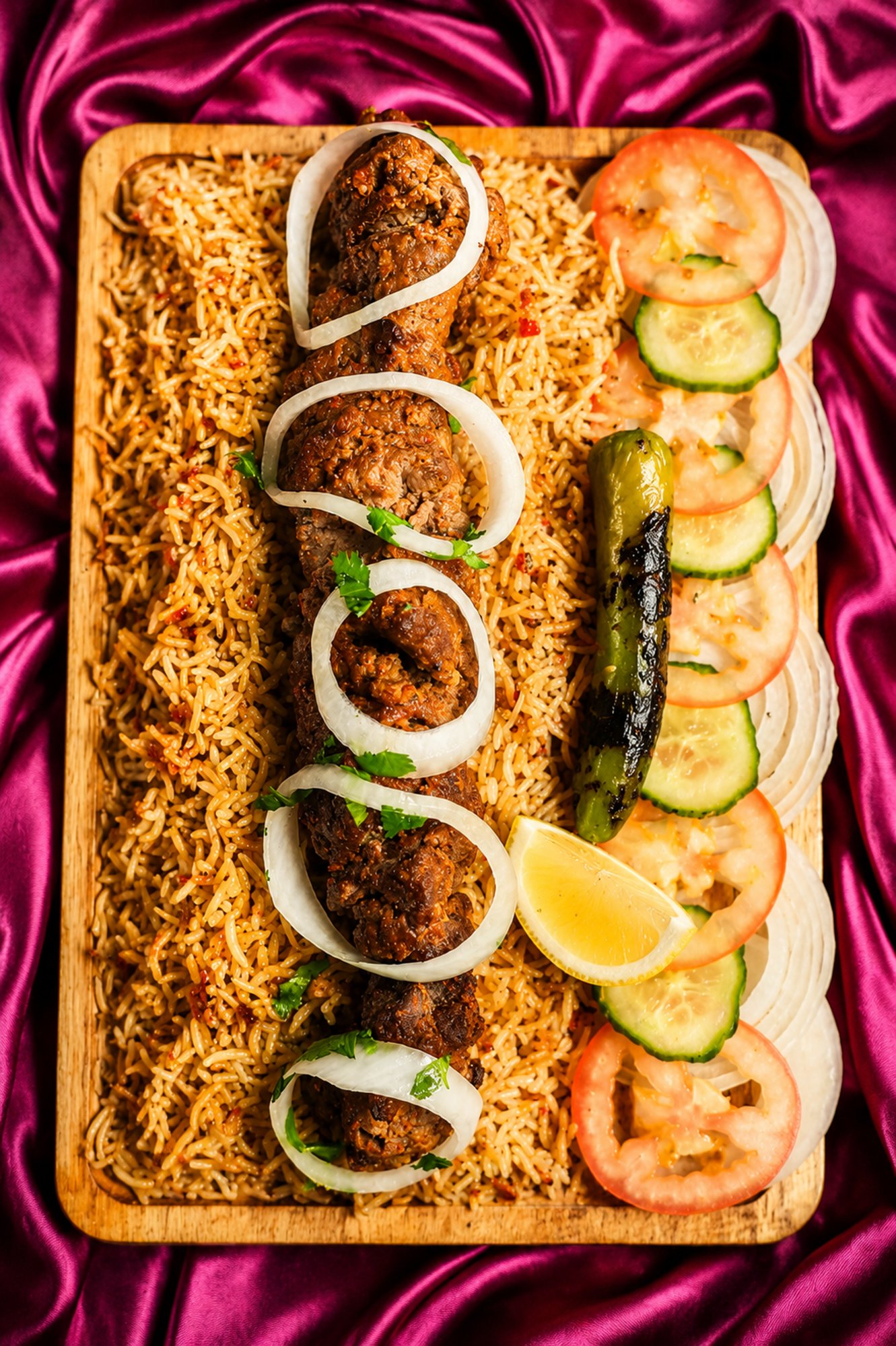 Beef Bihari Kabab Platter