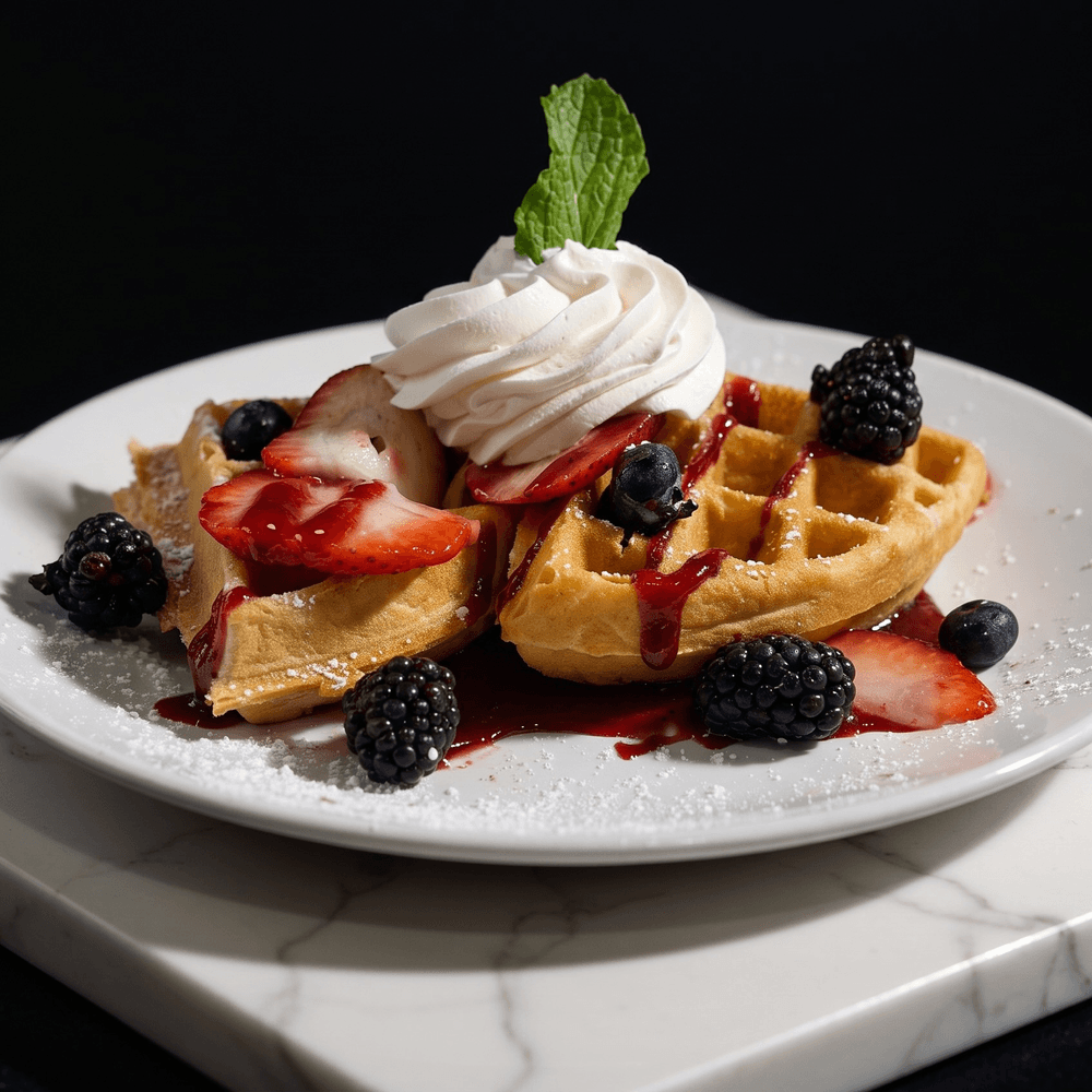 Heartland Waffles with Berries