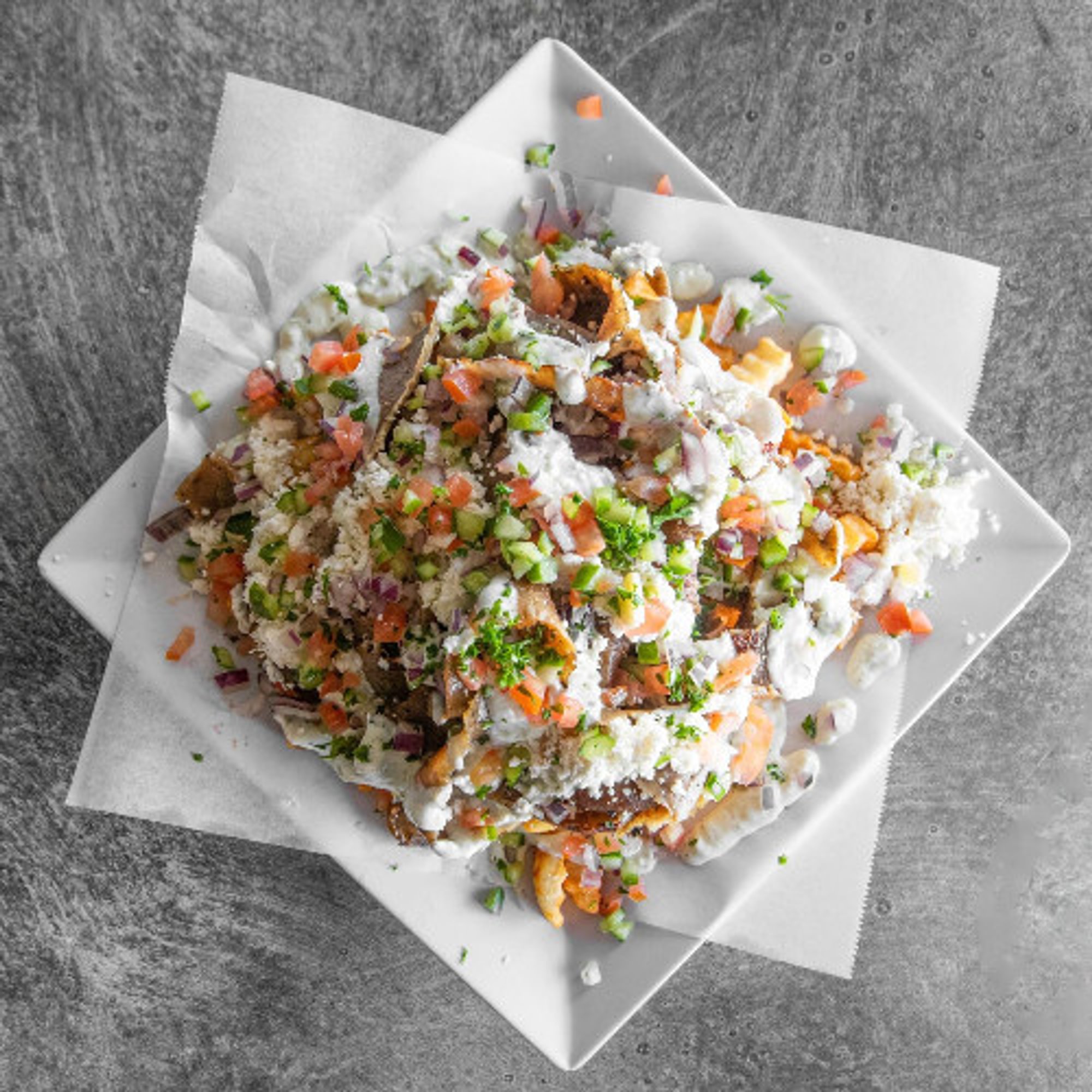 Greek Nacho Fries