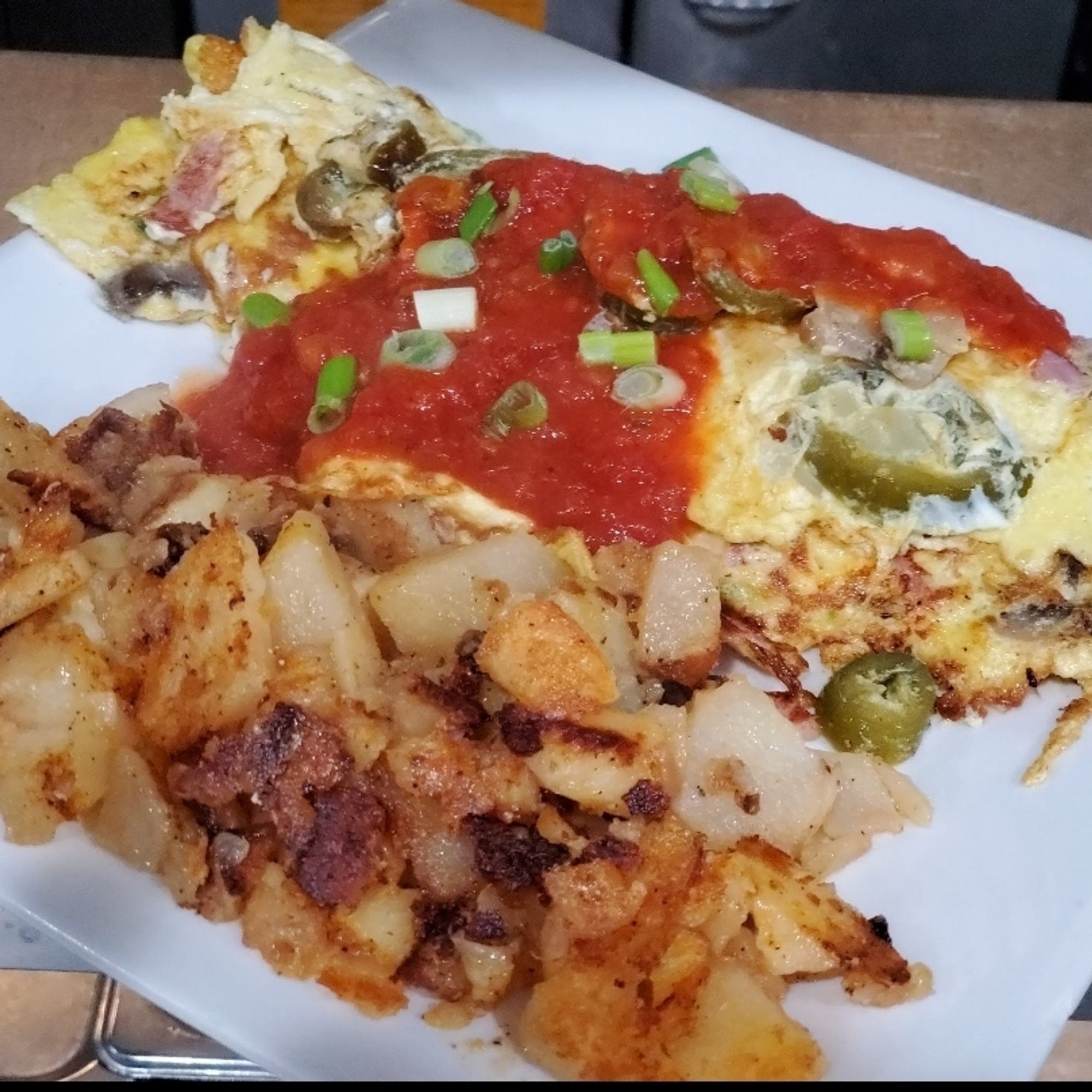 Chicken Fajita Omelet