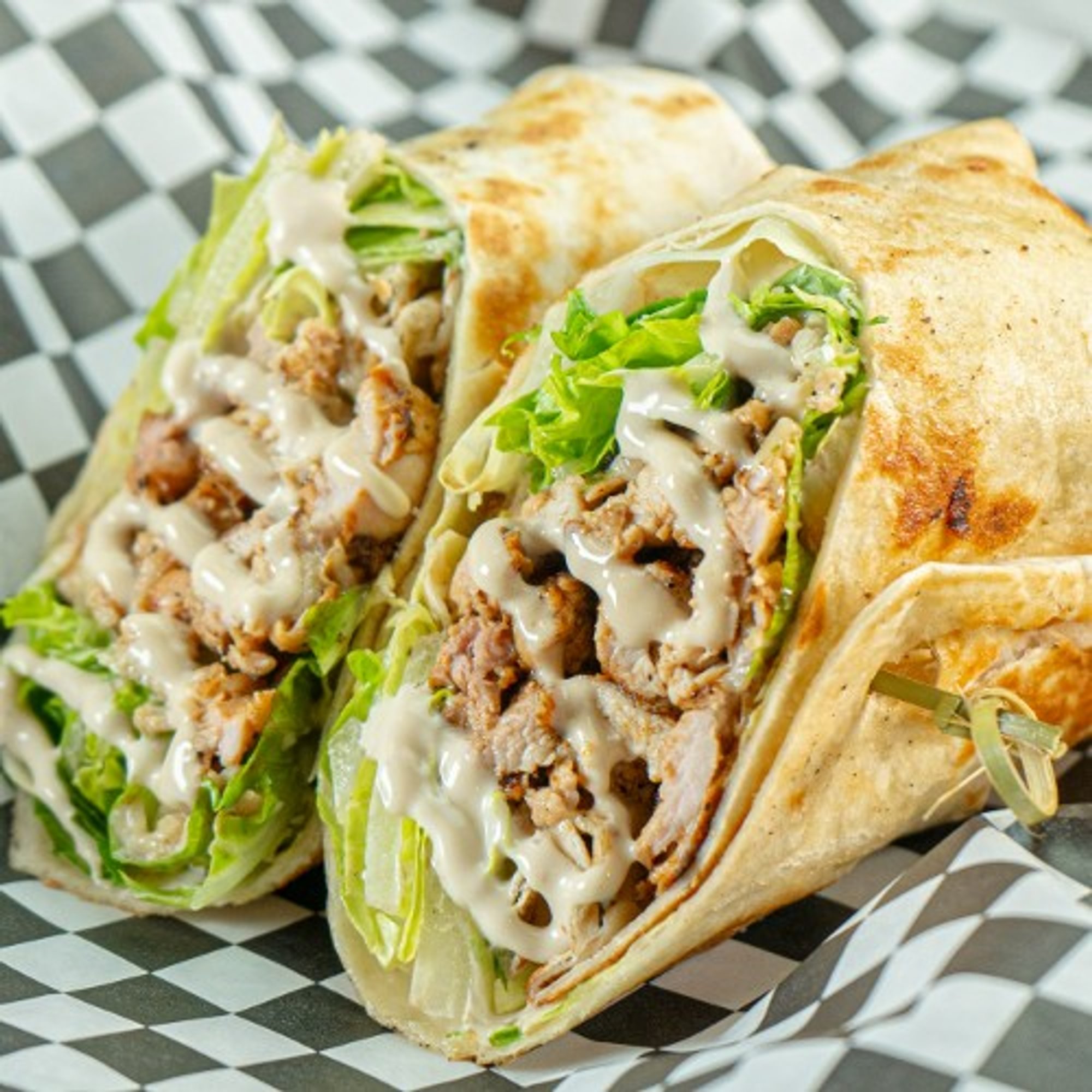 Chicken Ceasar Wrap Basket