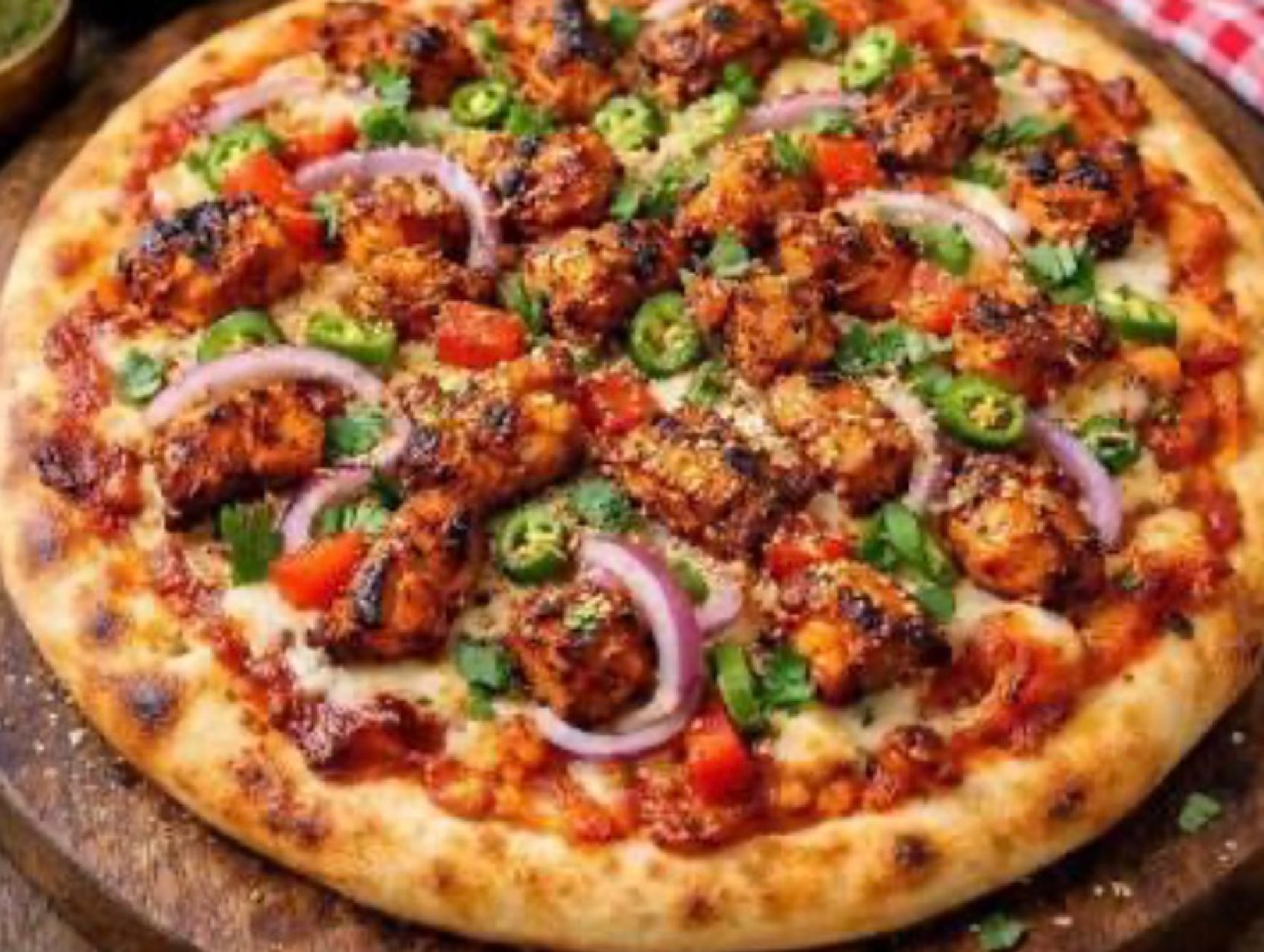 Chicken Tikka Pizza