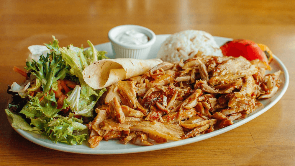 Small Chicken Doner Plate (Gyro)