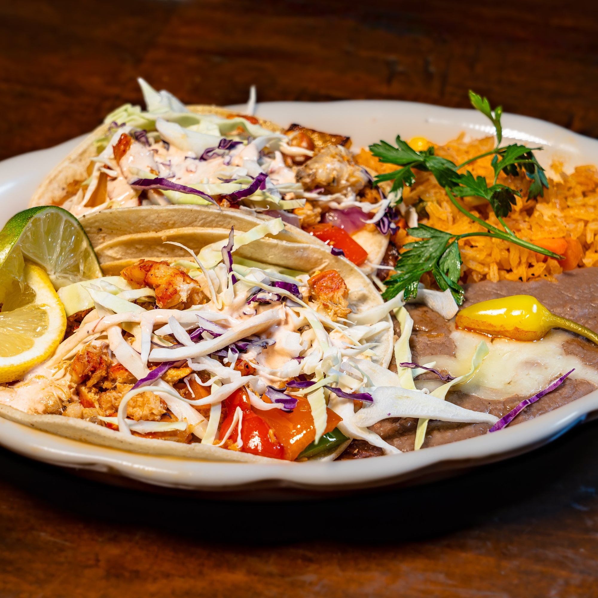 Two Lobster Tacos