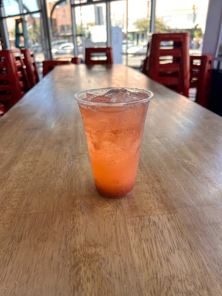 Thai Basil Strawberry Lemonade