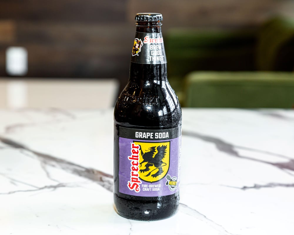Sprecher's Grape Soda Bottle