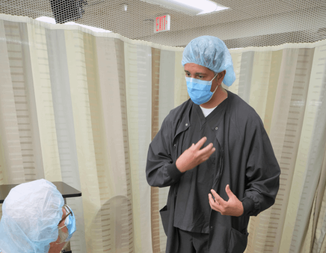 Doctor Talking With Patient Azura Vascular Care Union