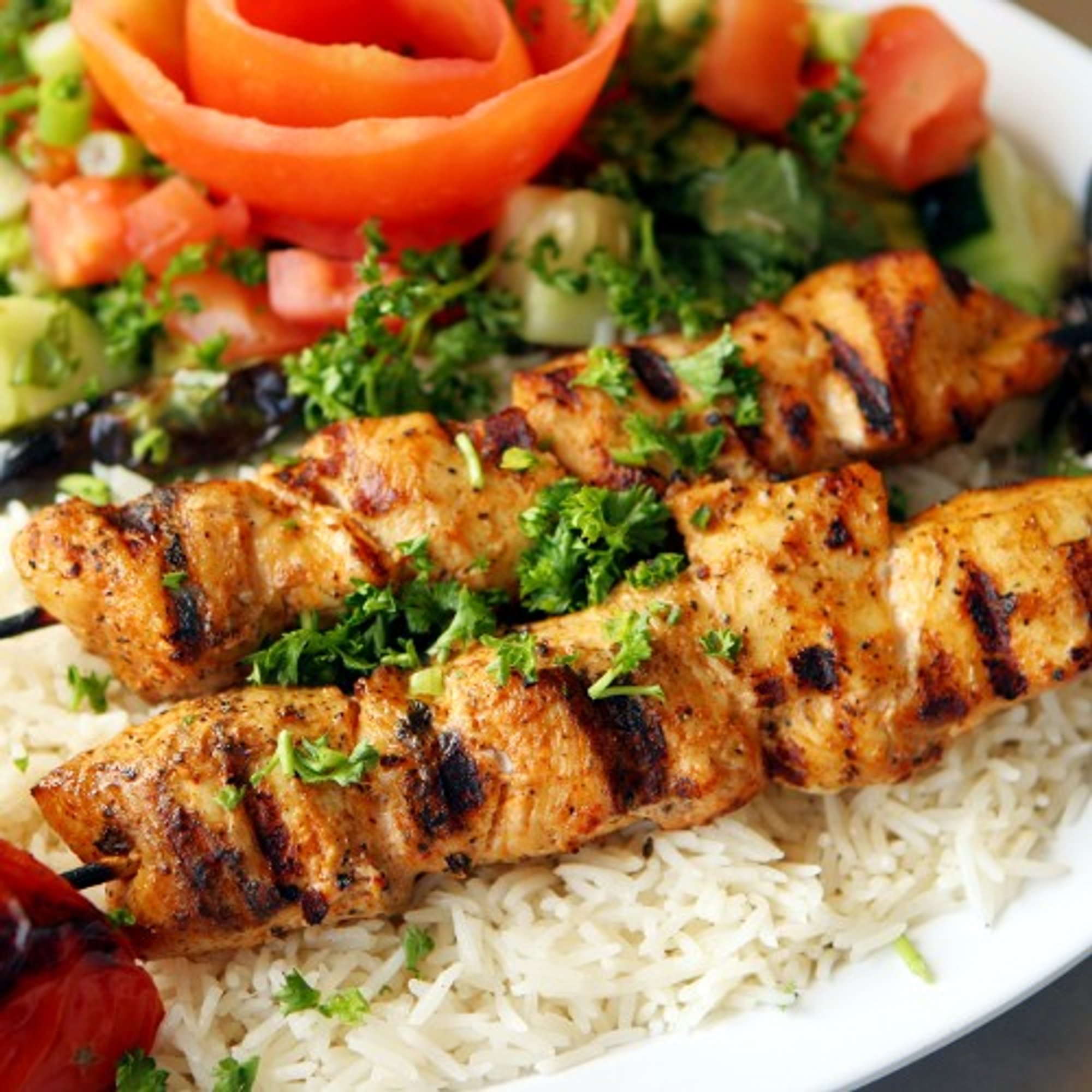 1- Grilled Shish Kabobs