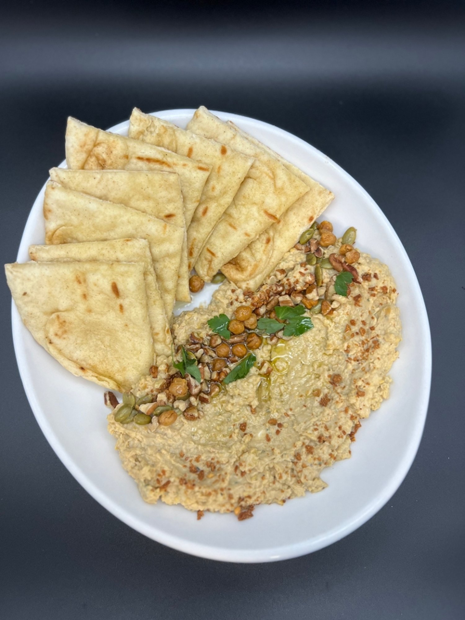 Rosemary Pecan Hummus