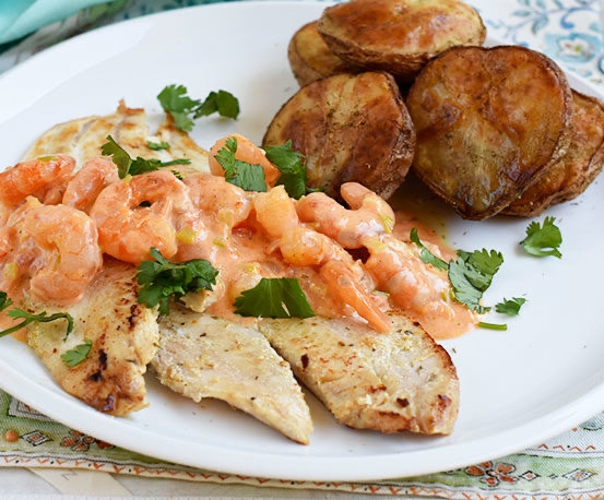 Filete Relleno de Camarones