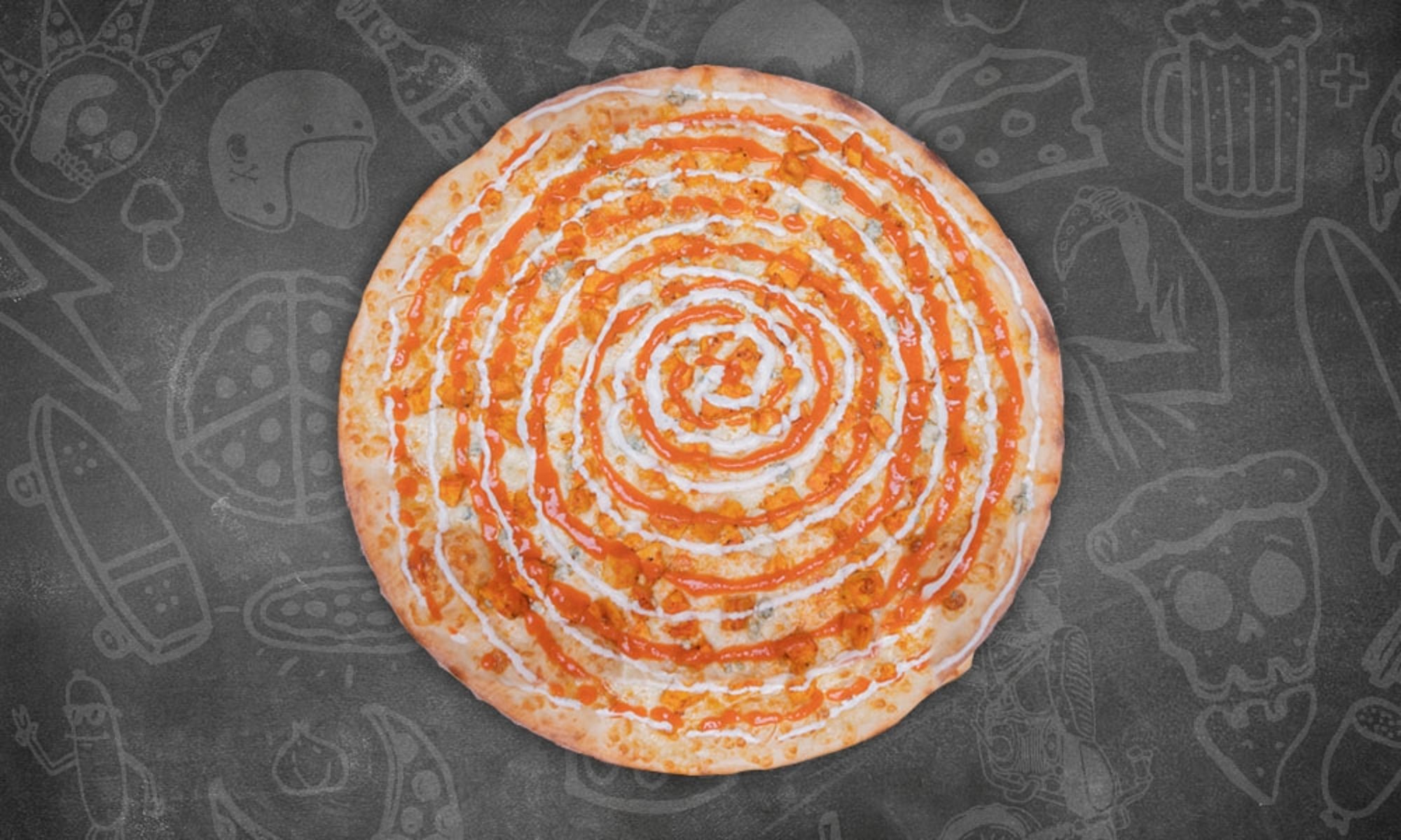Buffalo Chicken Whole Pie
