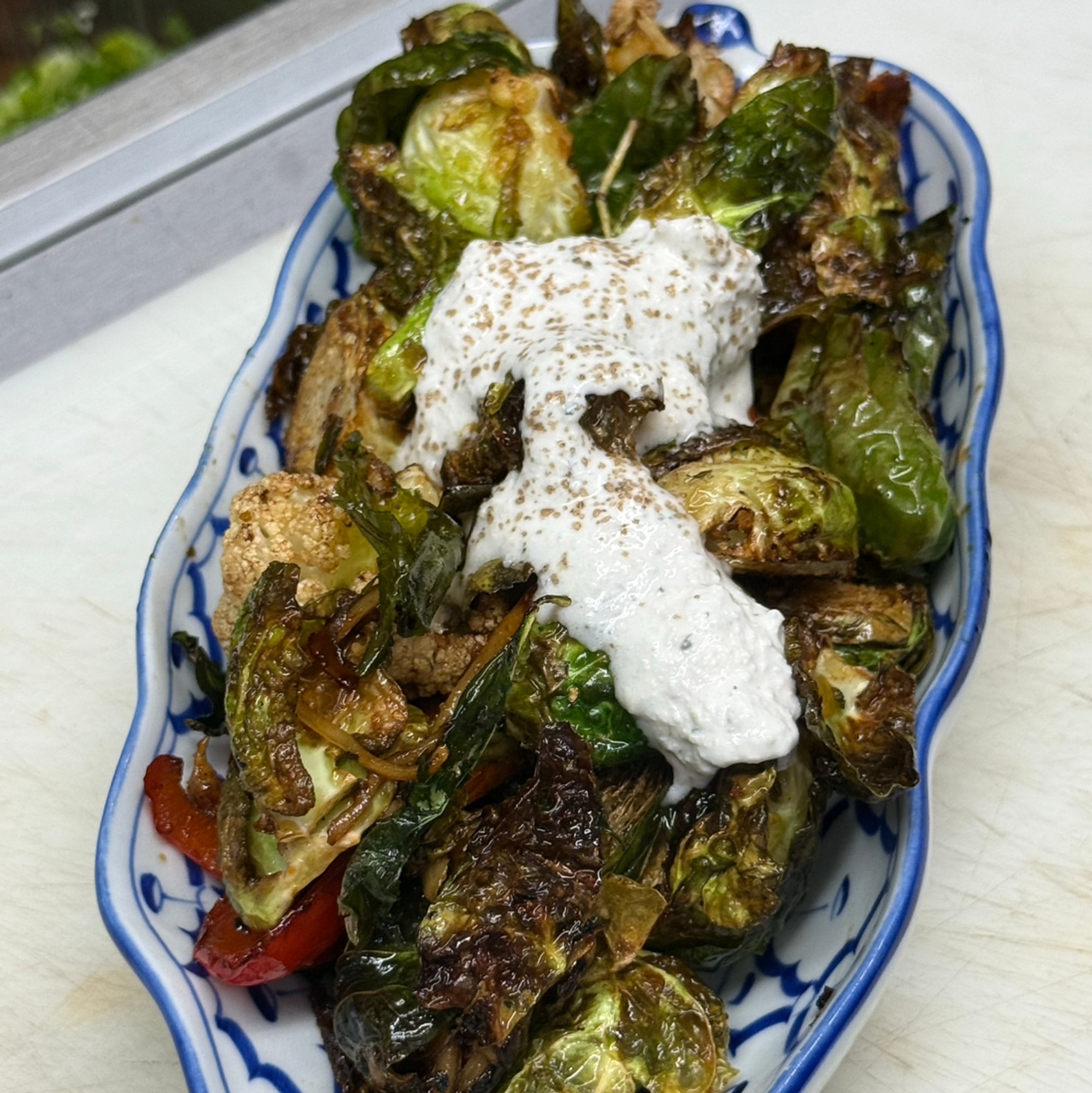 Spicy Brussel Sprouts