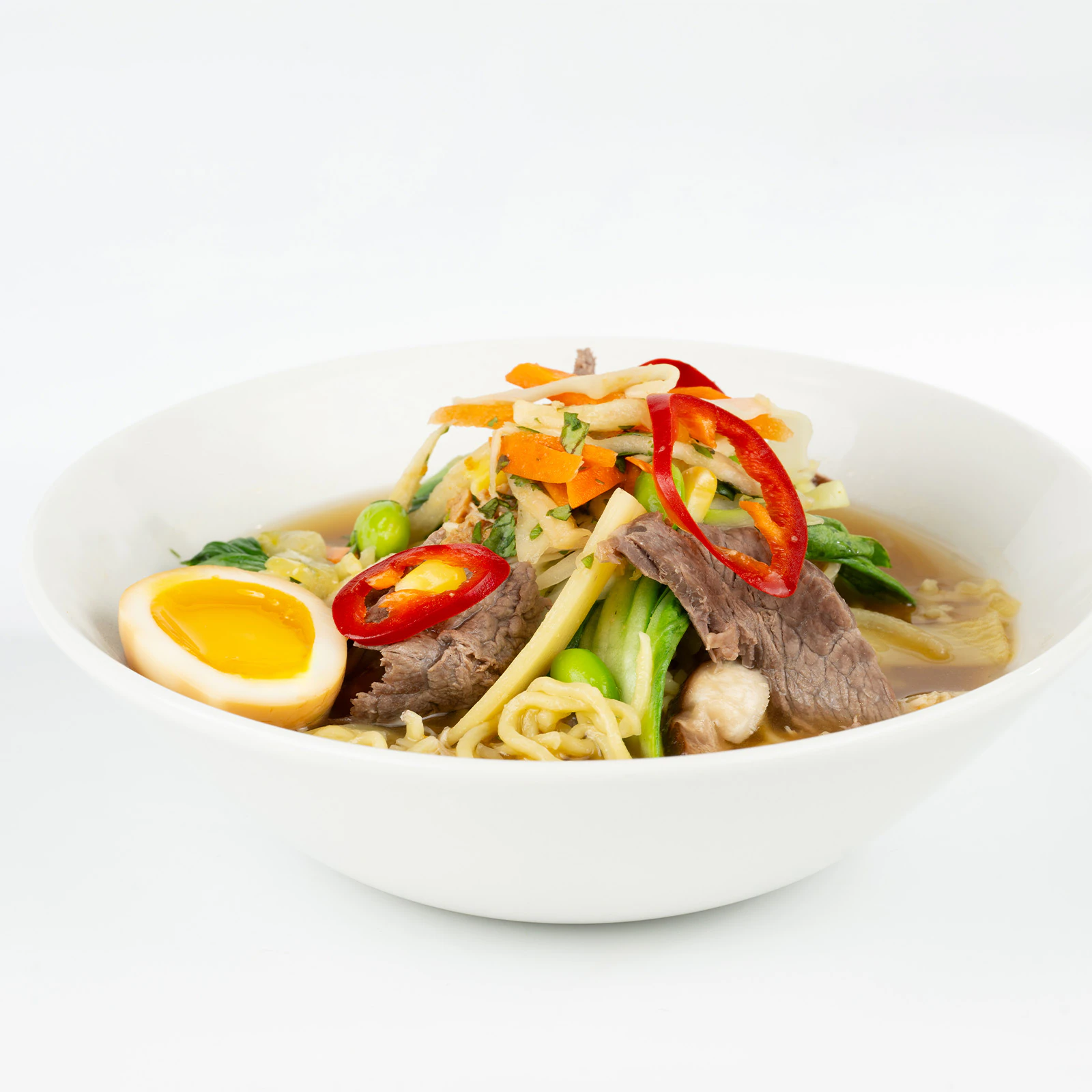 Ramen Noodle Bowl with Beef