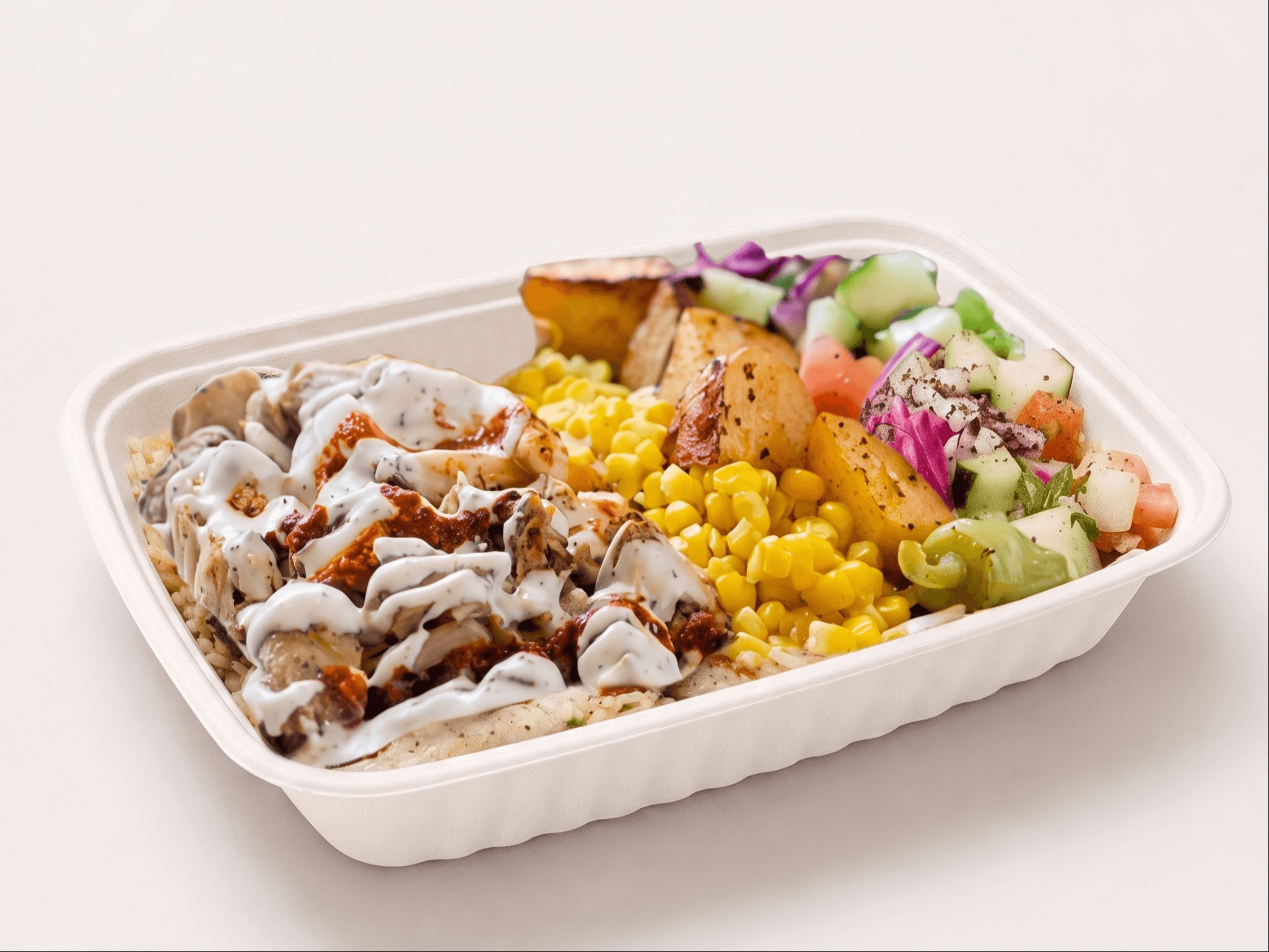 Chicken & Gyro Rice Bowl