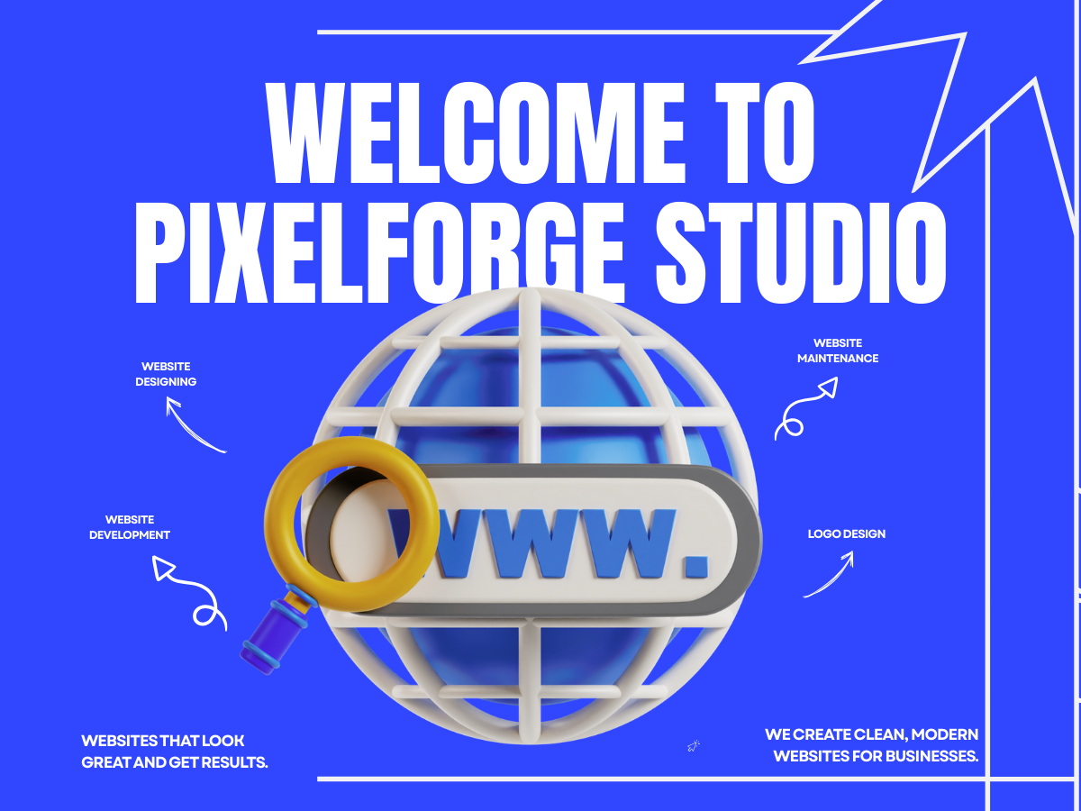 PixelForge Studios - Web Design Image