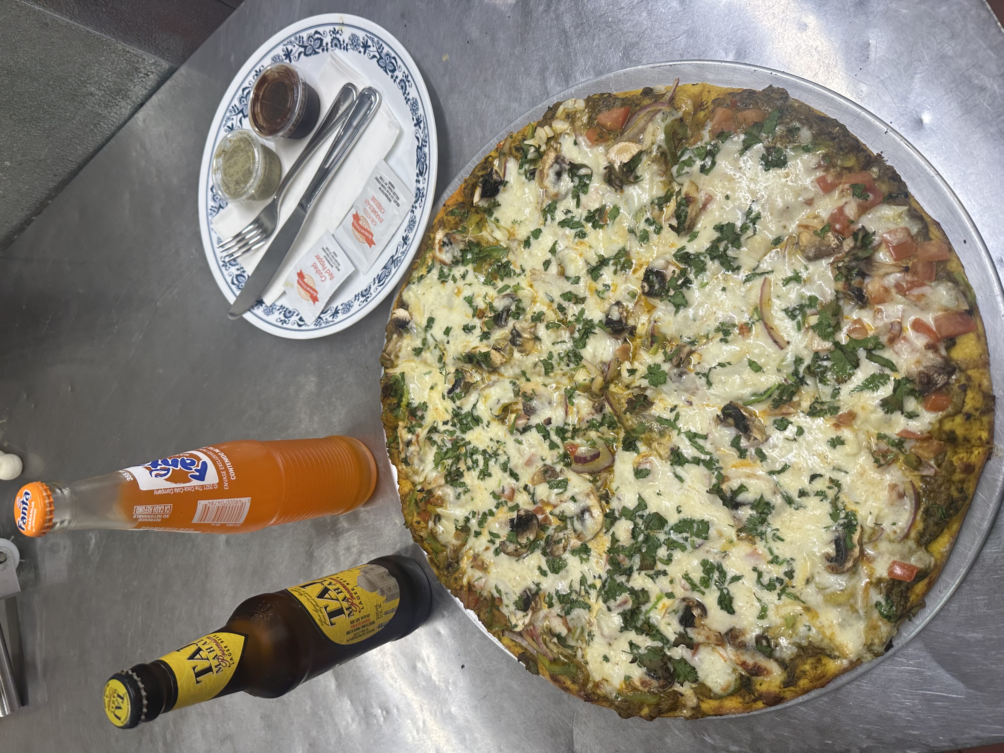 PALAK PANEER PIZZA