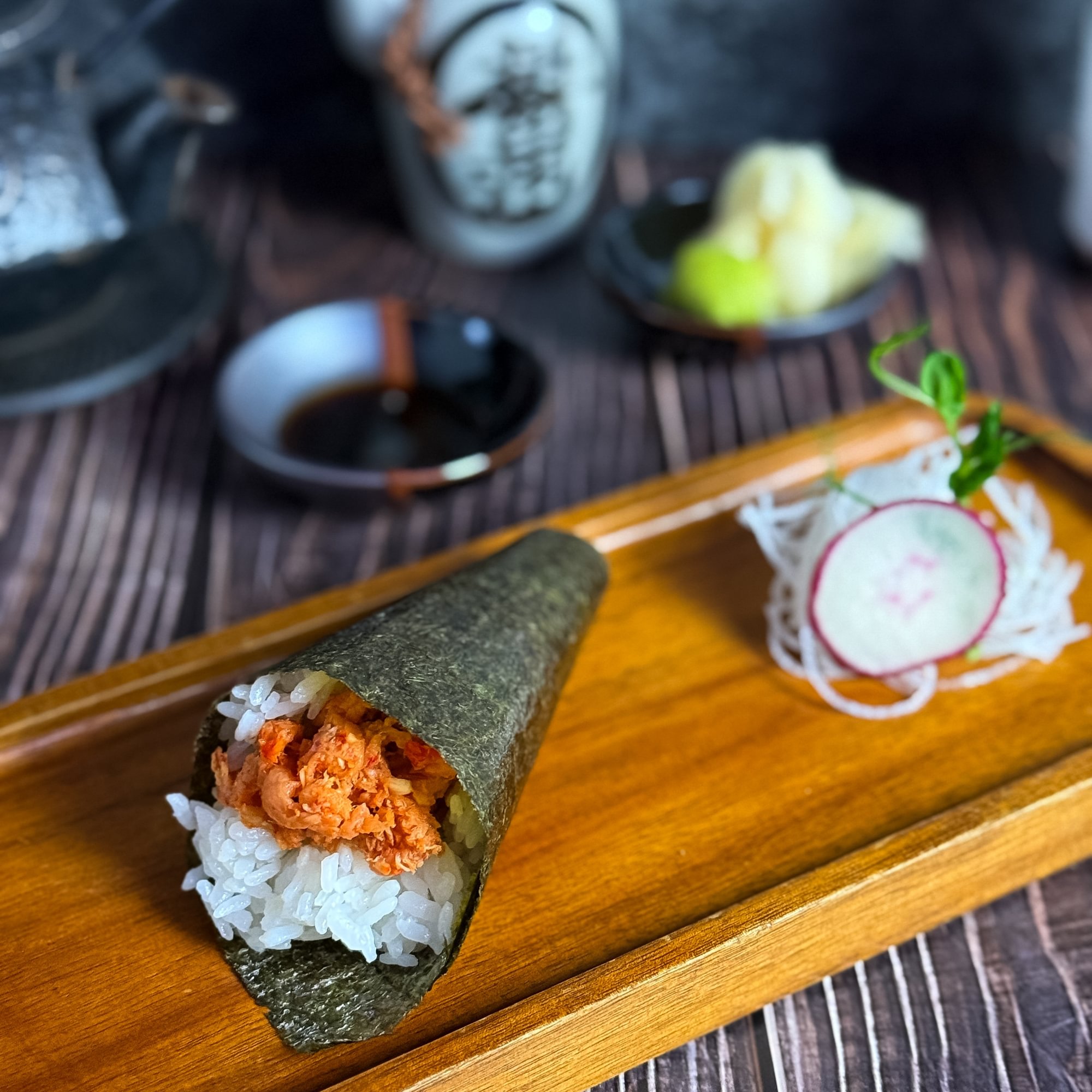 Spicy Crawfish Hand Roll