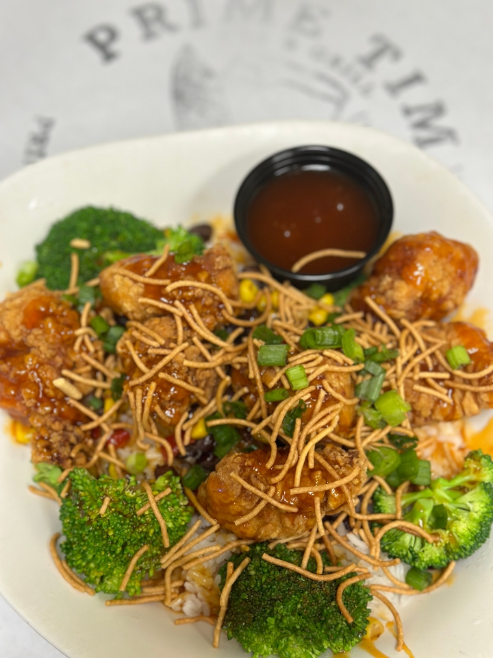 Crispy Orange Chicken Bowl