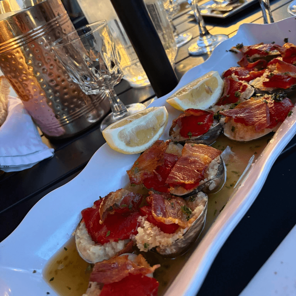 Chopped Baked Clams