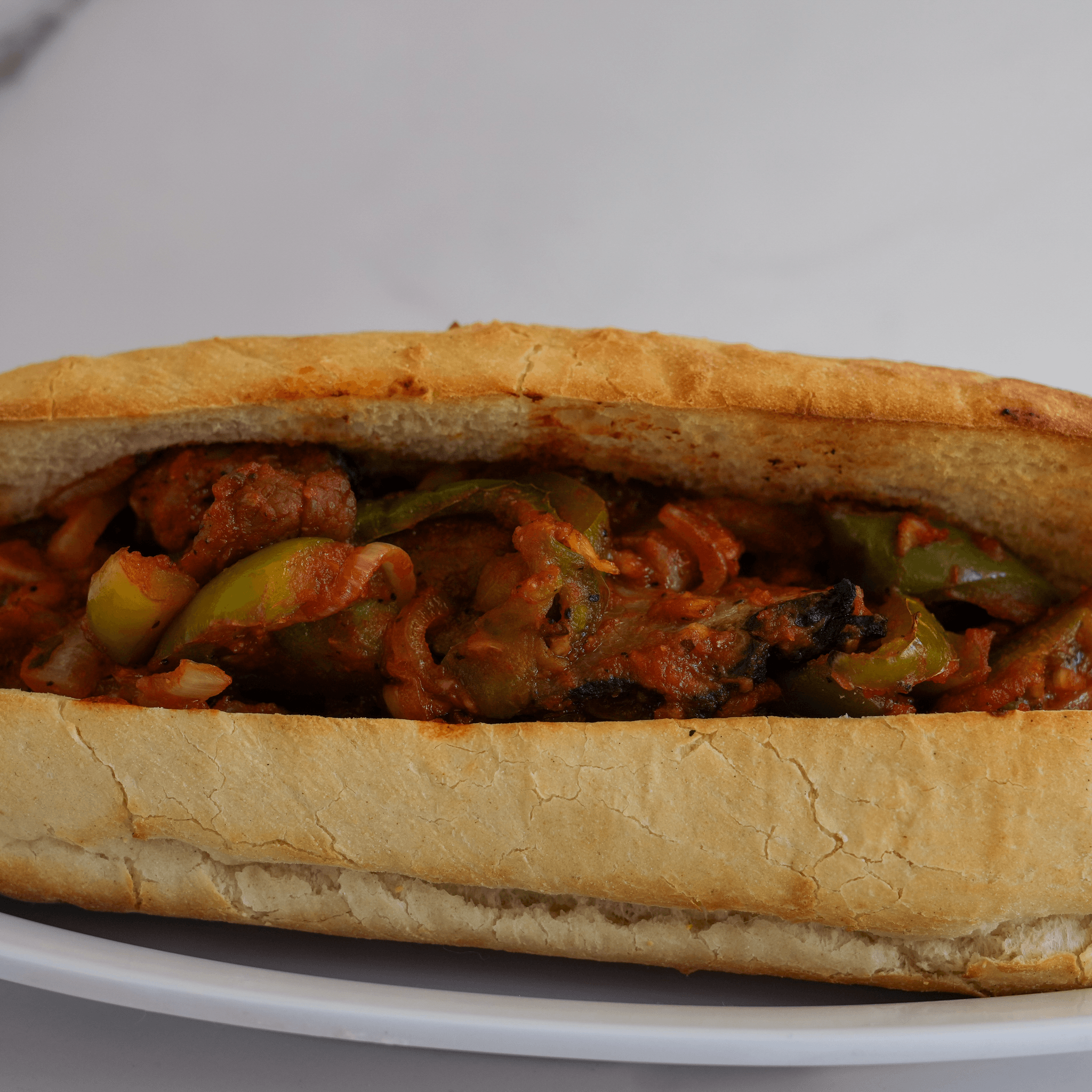 Hot Italian Roast Beef Sub