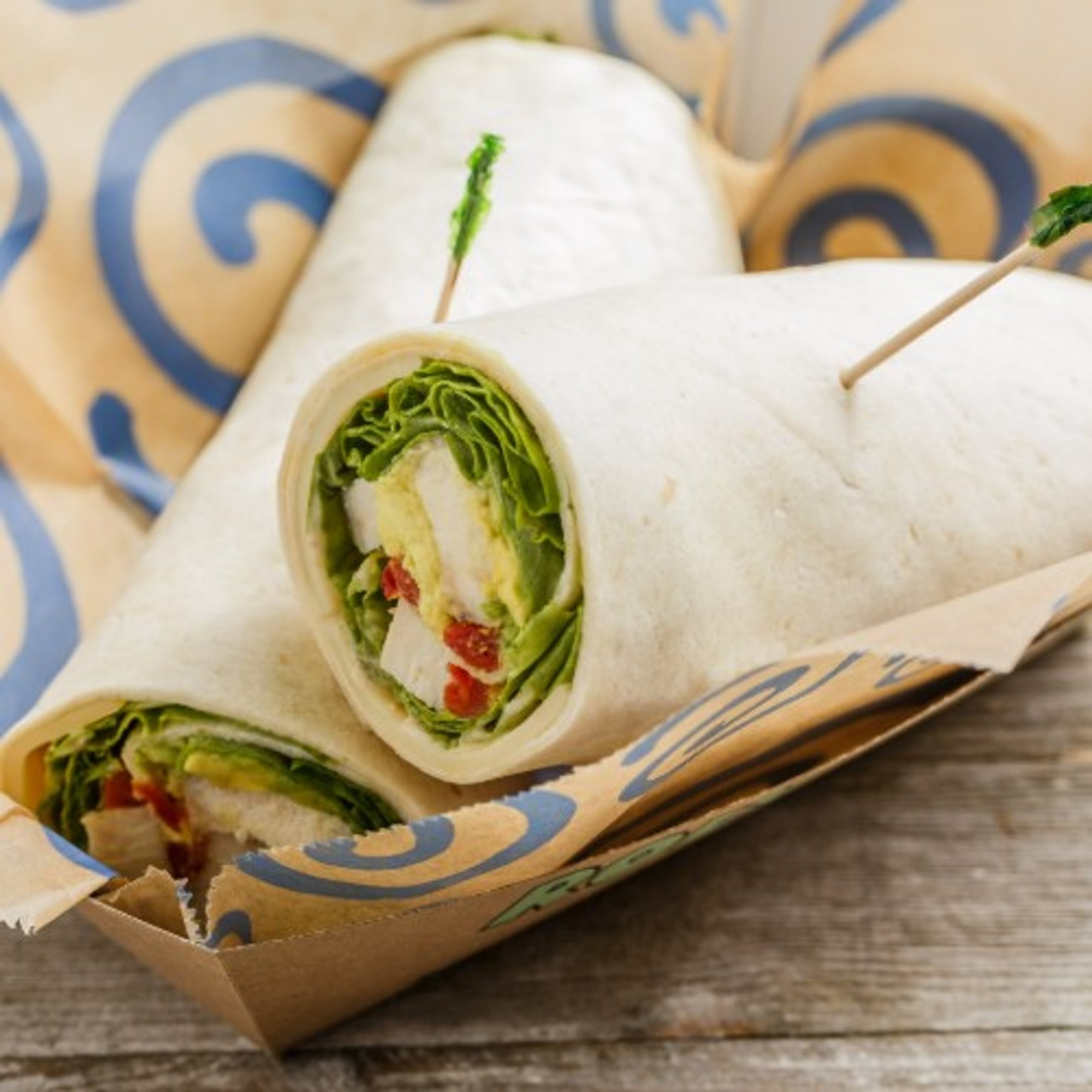 Chicken Caesar Sandwich Wrap