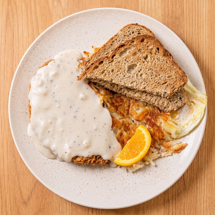 Chicken Fried Steak & Eggs