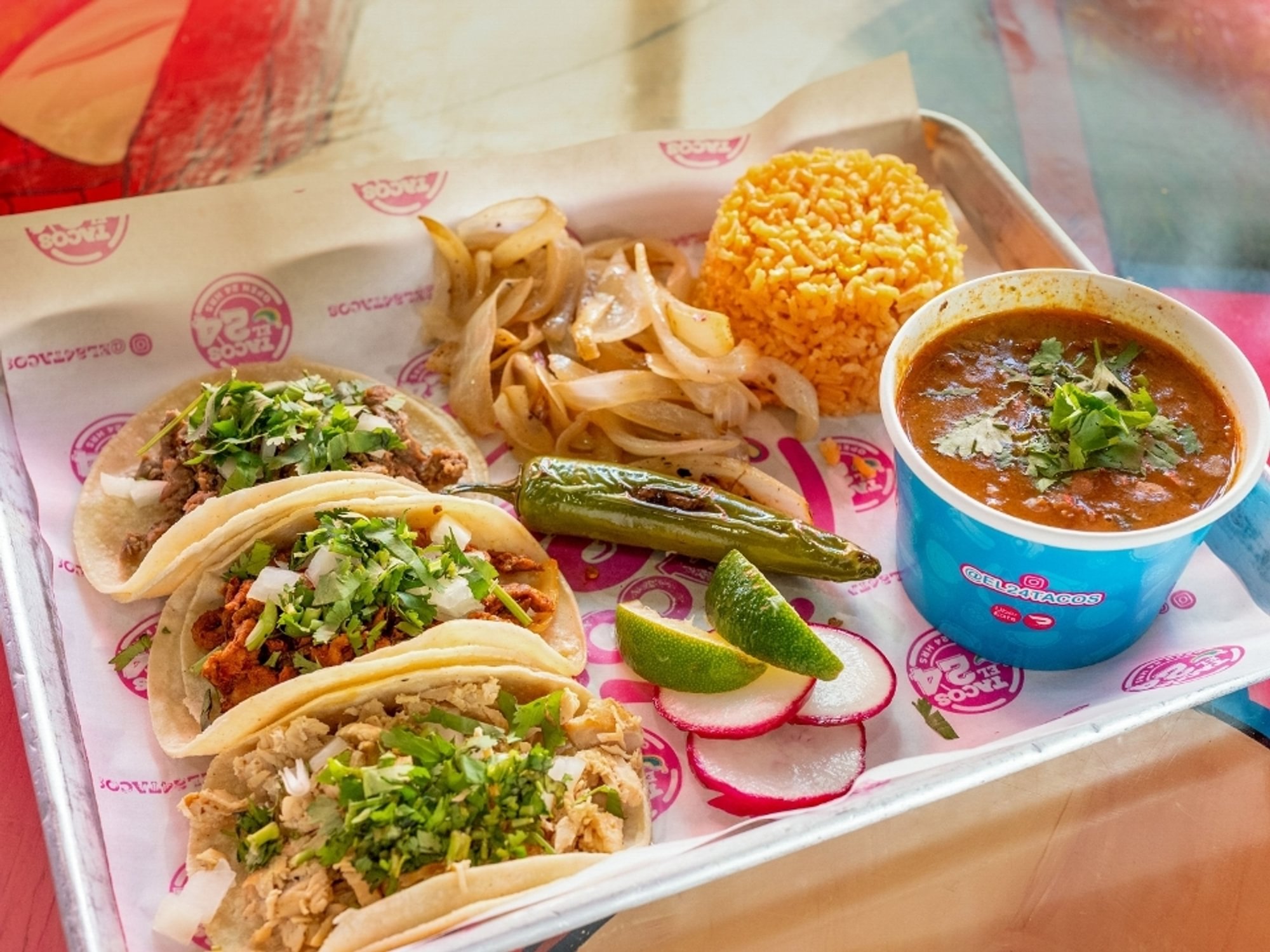 Taco Plate Rice & Beans