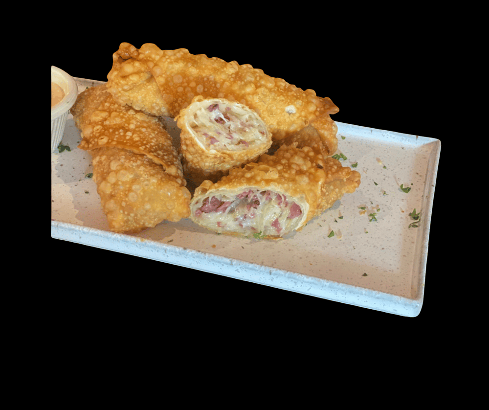 Reuben Egg Rolls