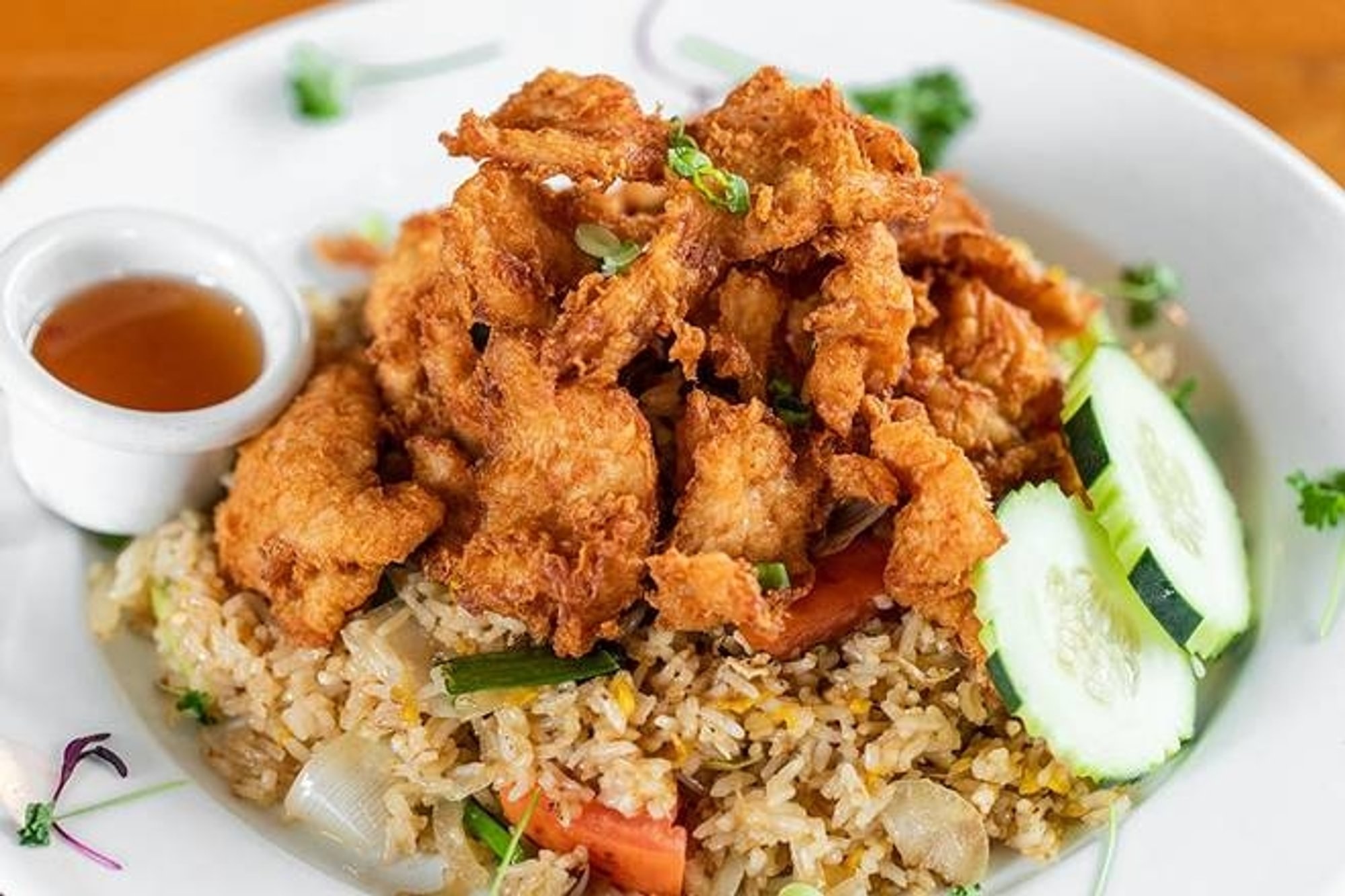 Crispy Chicken Fried Rice