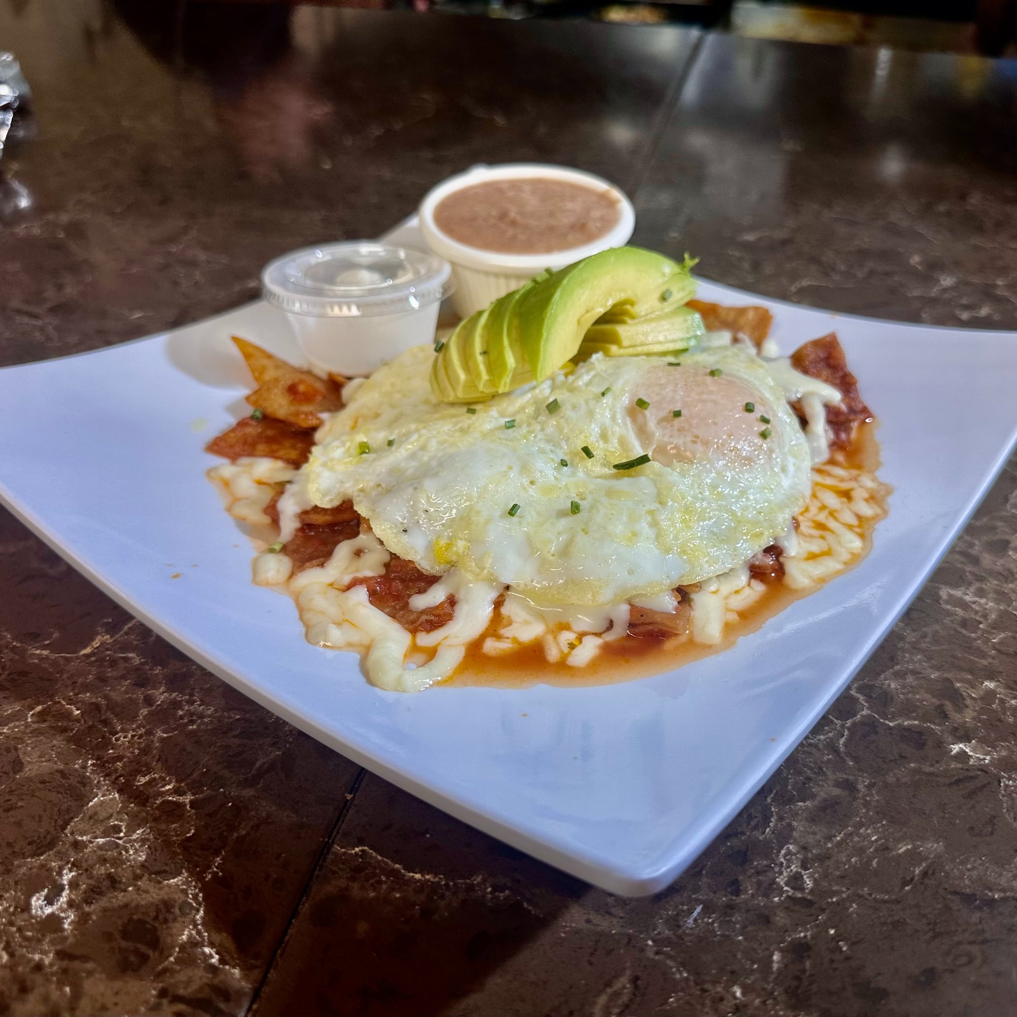 Stacked Enchilada Breakfast