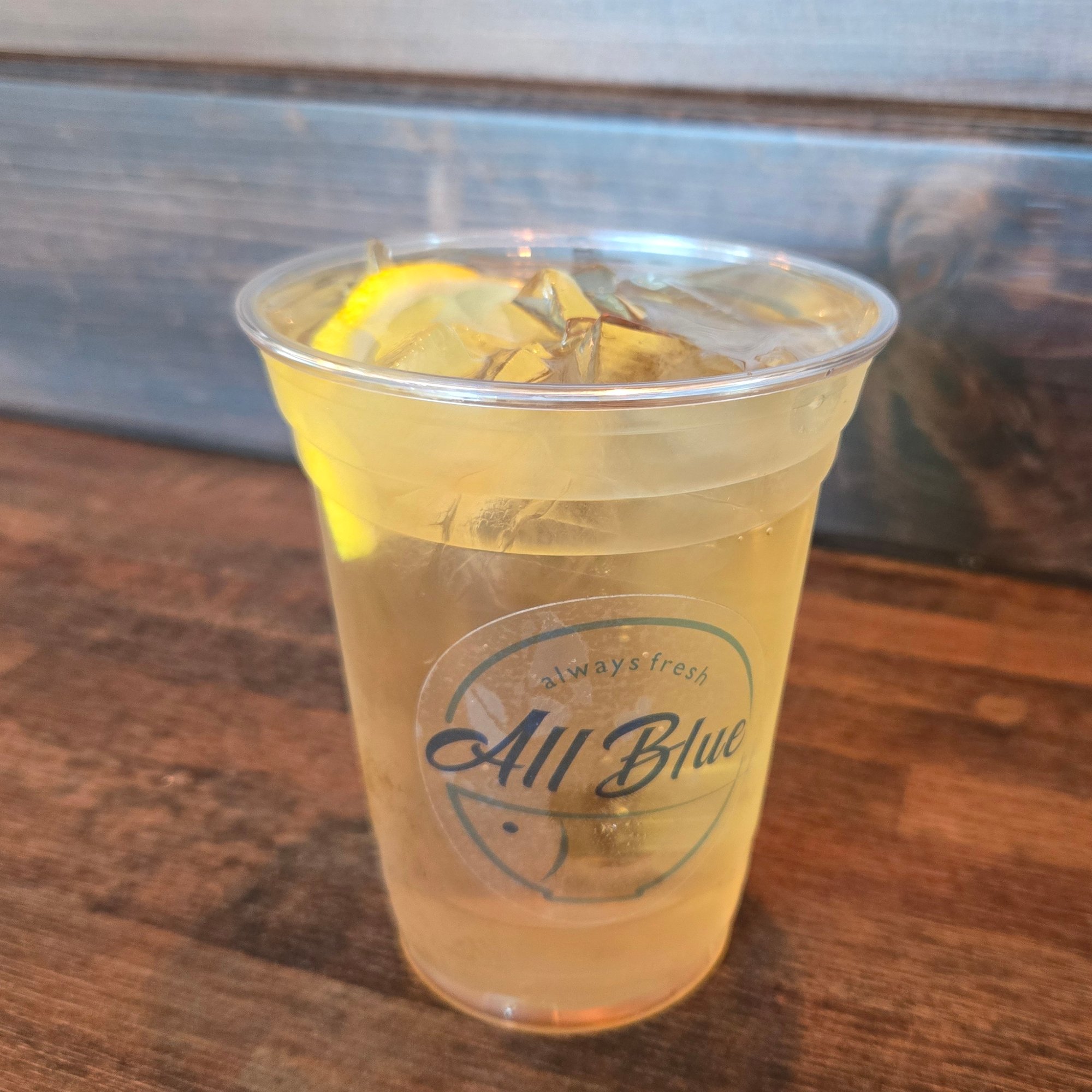 Unsweetened iced green tea