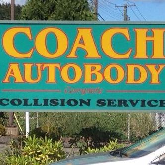 Coach Auto Body Logo