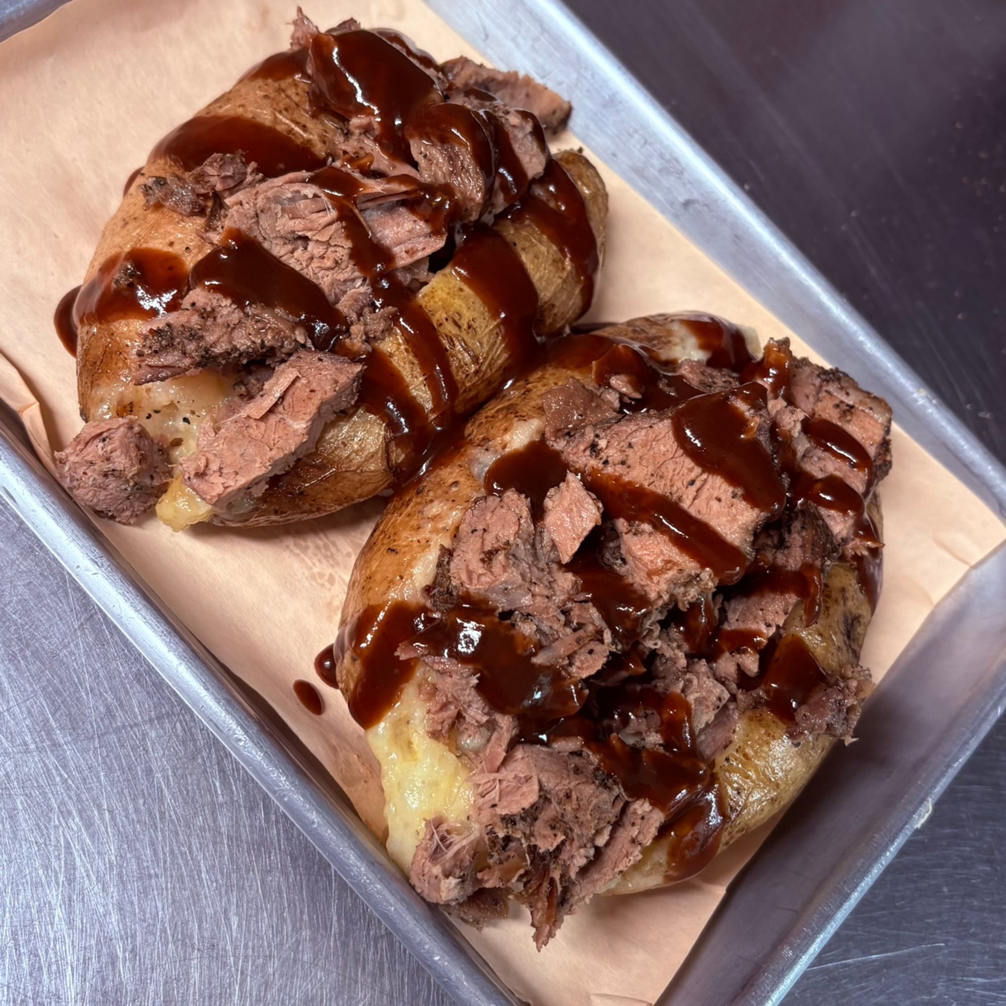 Brisket Stuffed Spud