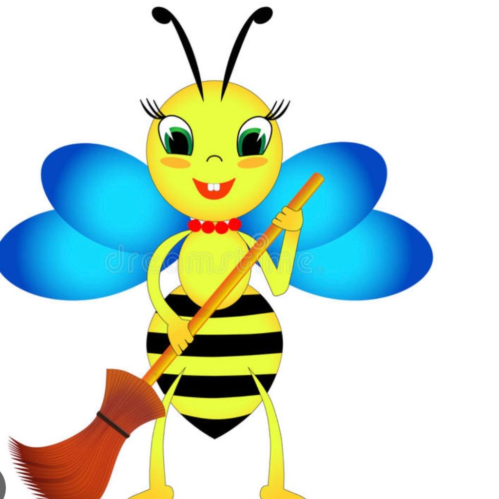 MZ BUZY BEE'Z CLEANING SERVICE Logo