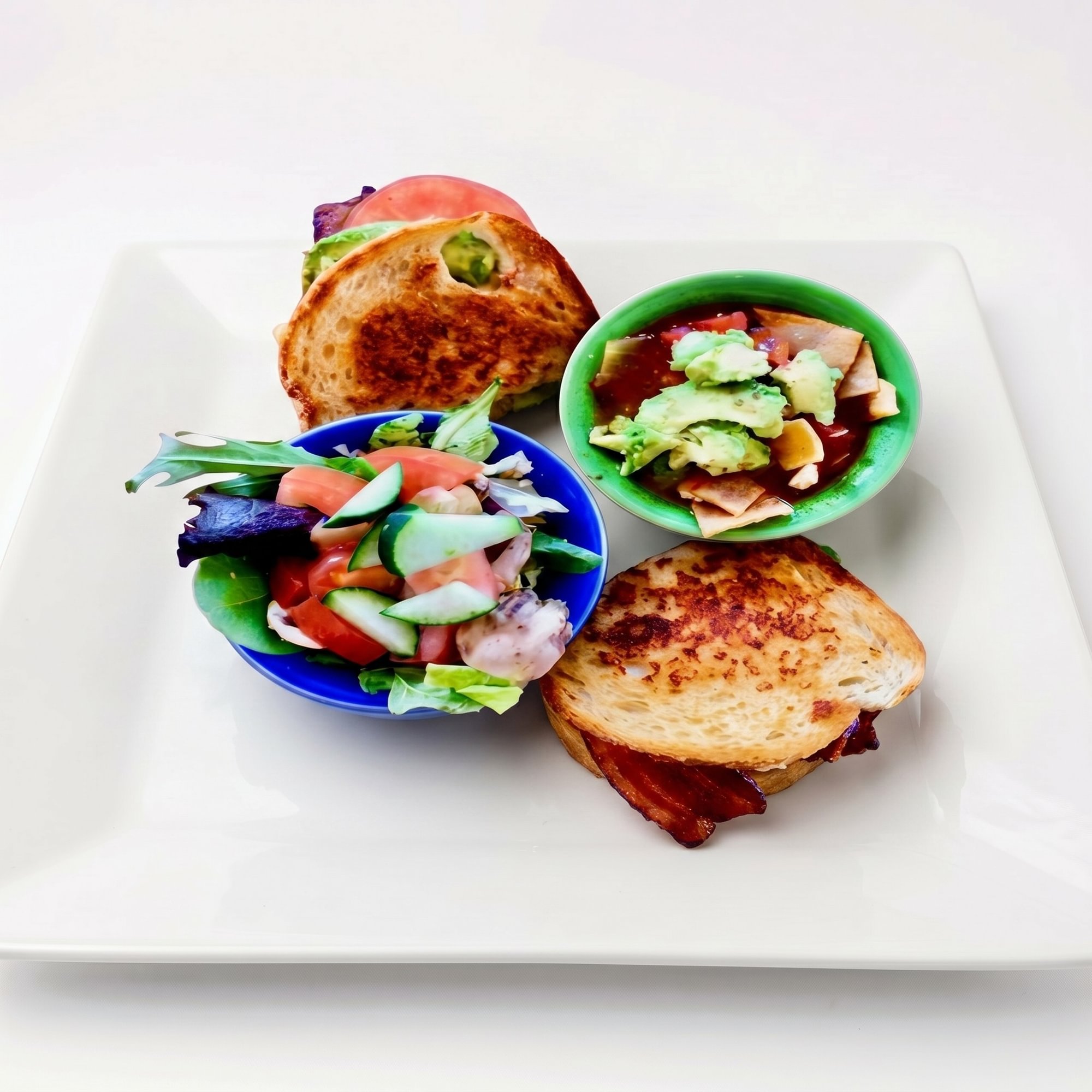 Soup, Salad, Sandwich