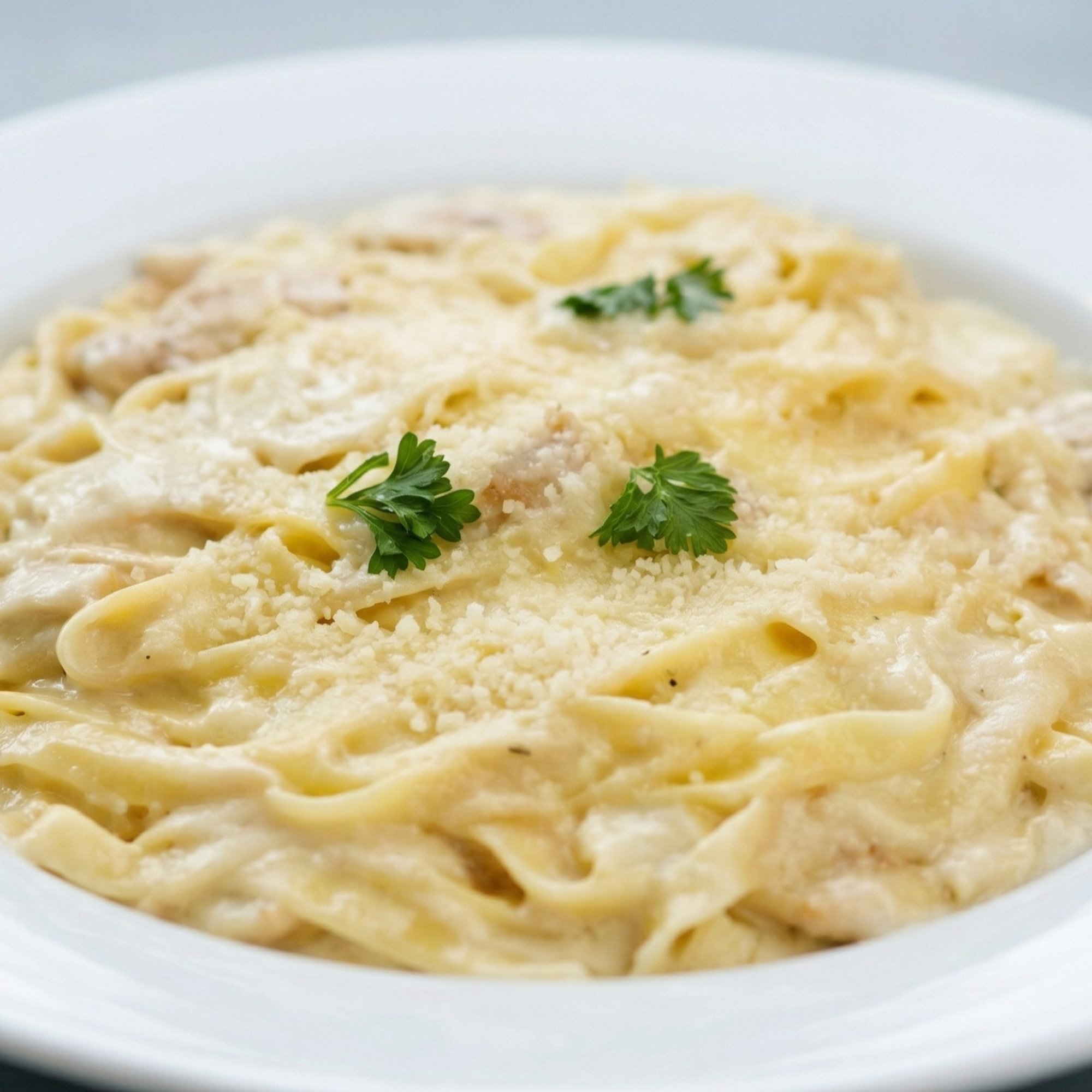 Fettuccine Alfredo Lunch