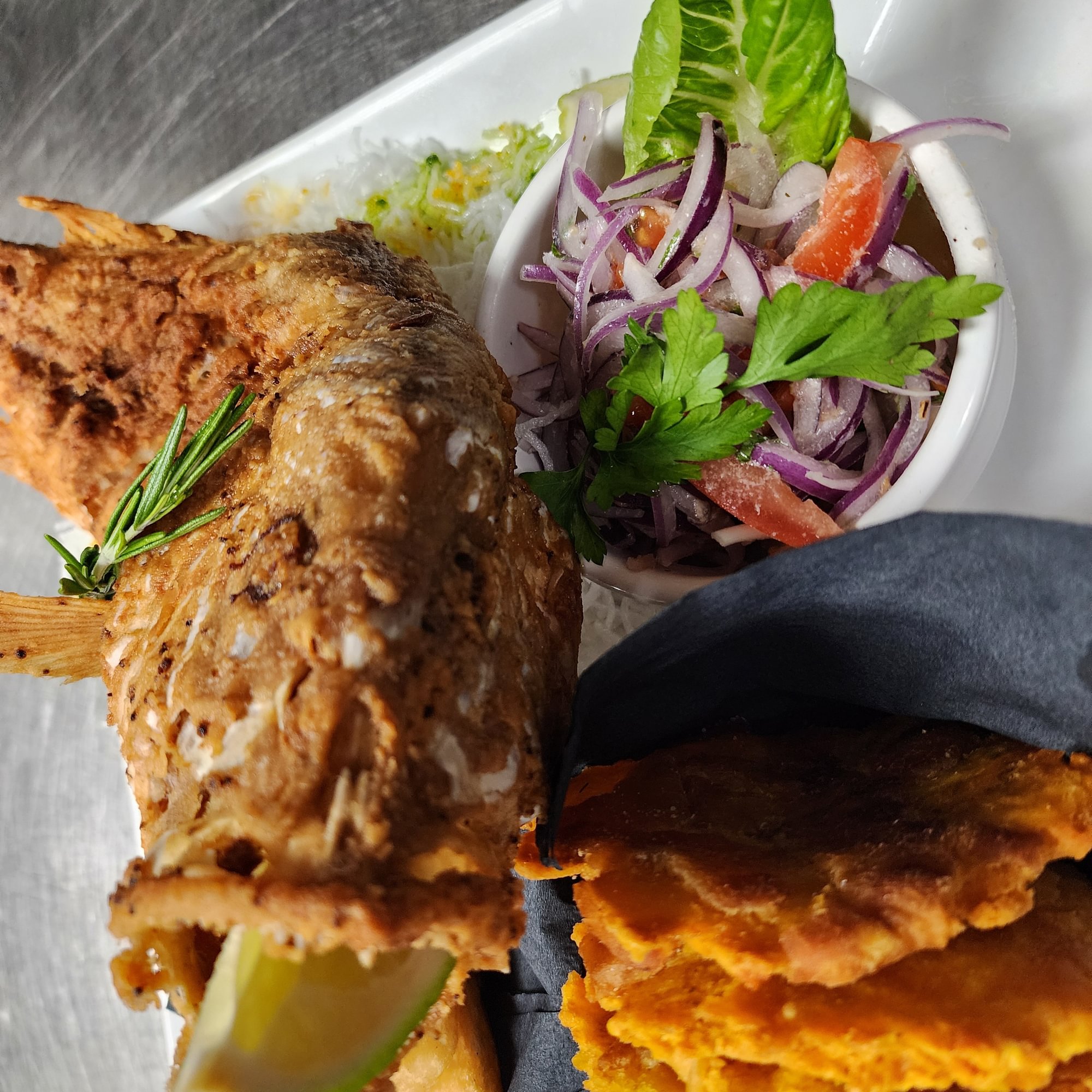 Whole Fried Snapper