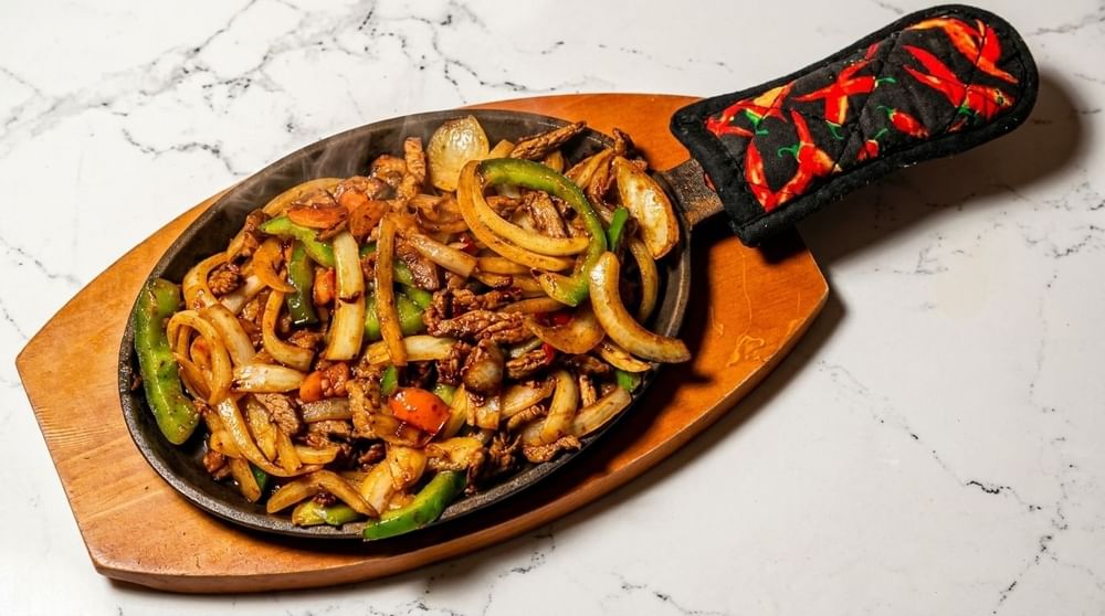 Chicken or Steak Fajitas
