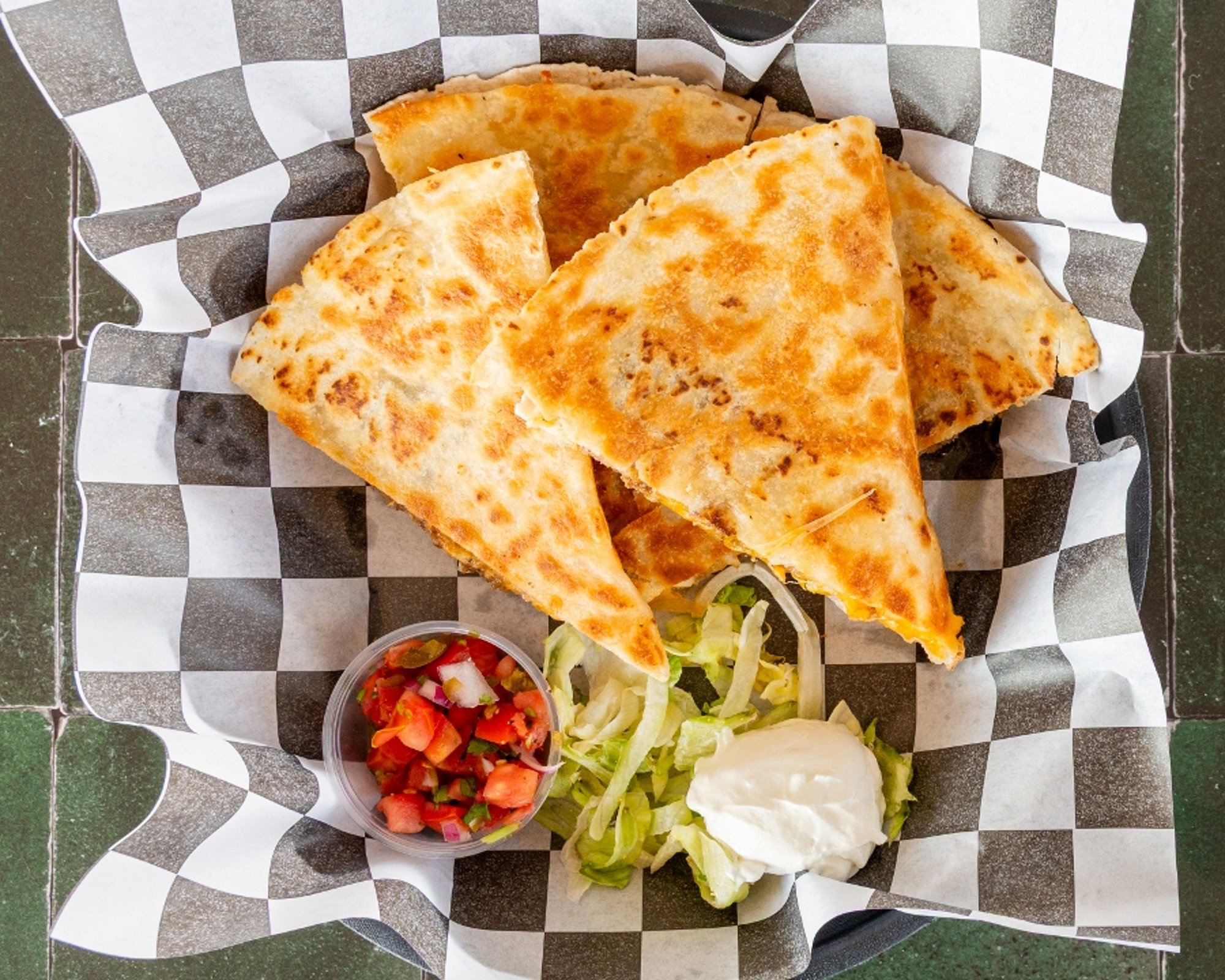 Cheeseburger Quesadilla