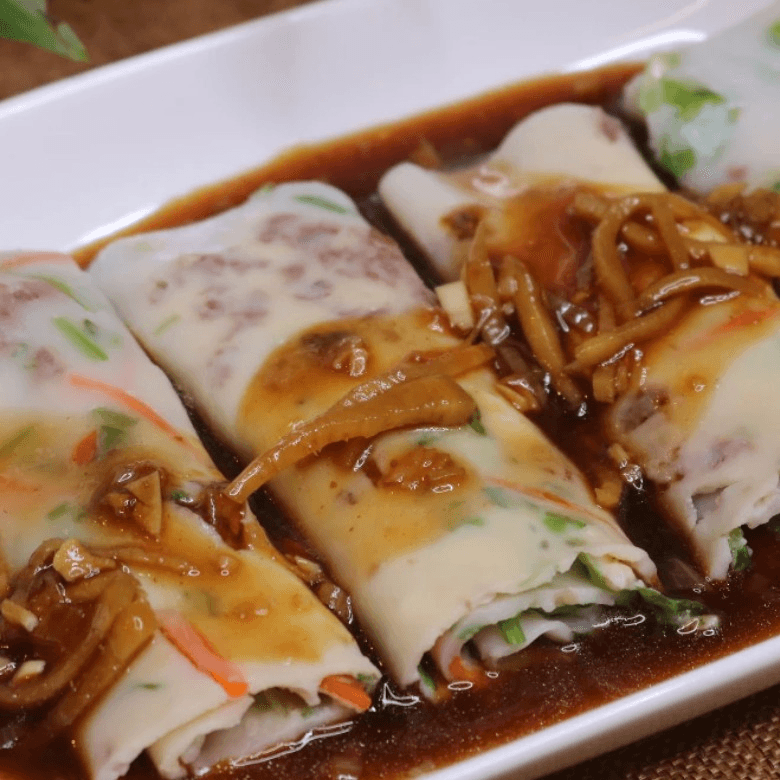 Steamed Rice Noodles Side