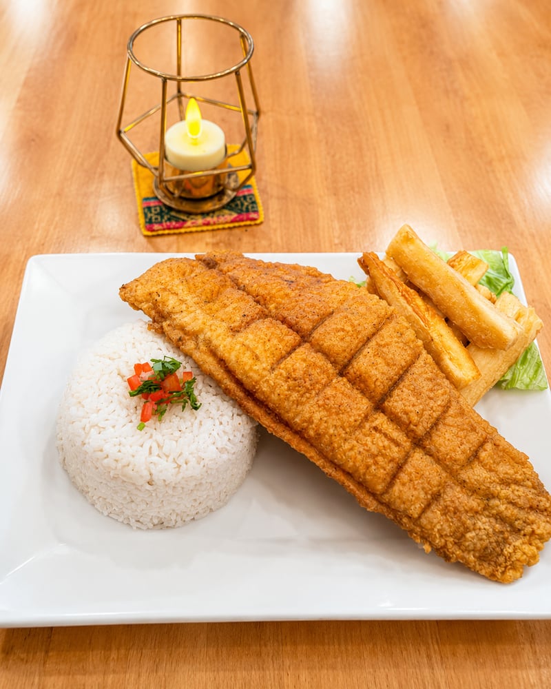 Sea Bass Empanizado