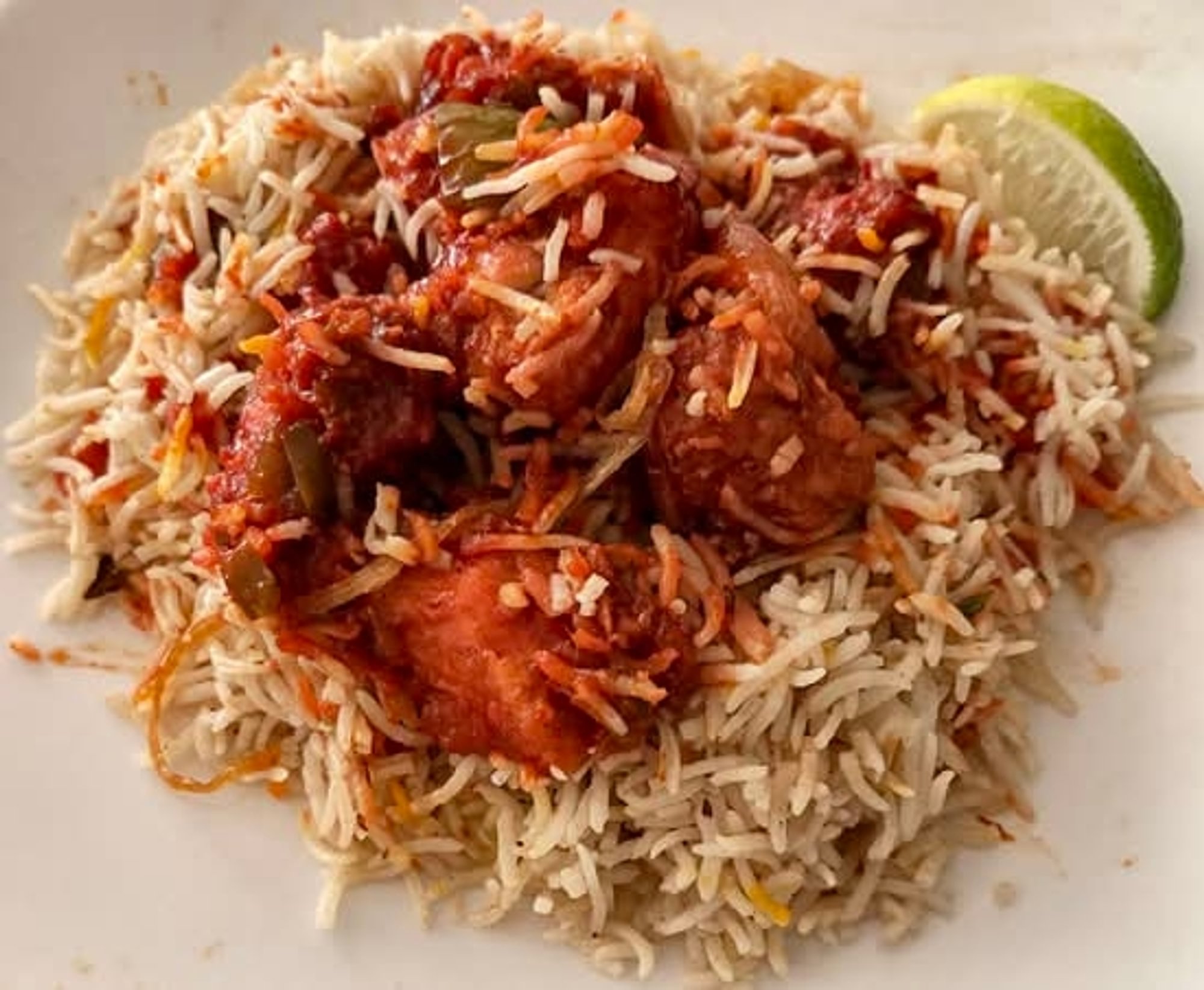 Chilly Chicken Biryani